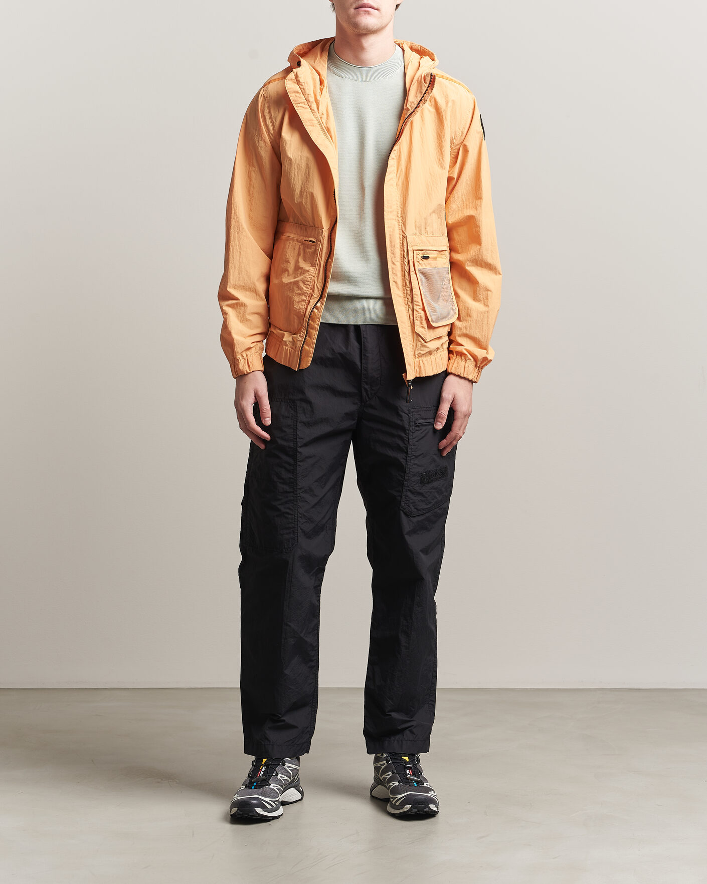 Mies | Housut | Parajumpers | Lovel Smash Peached Nylon Pants Black