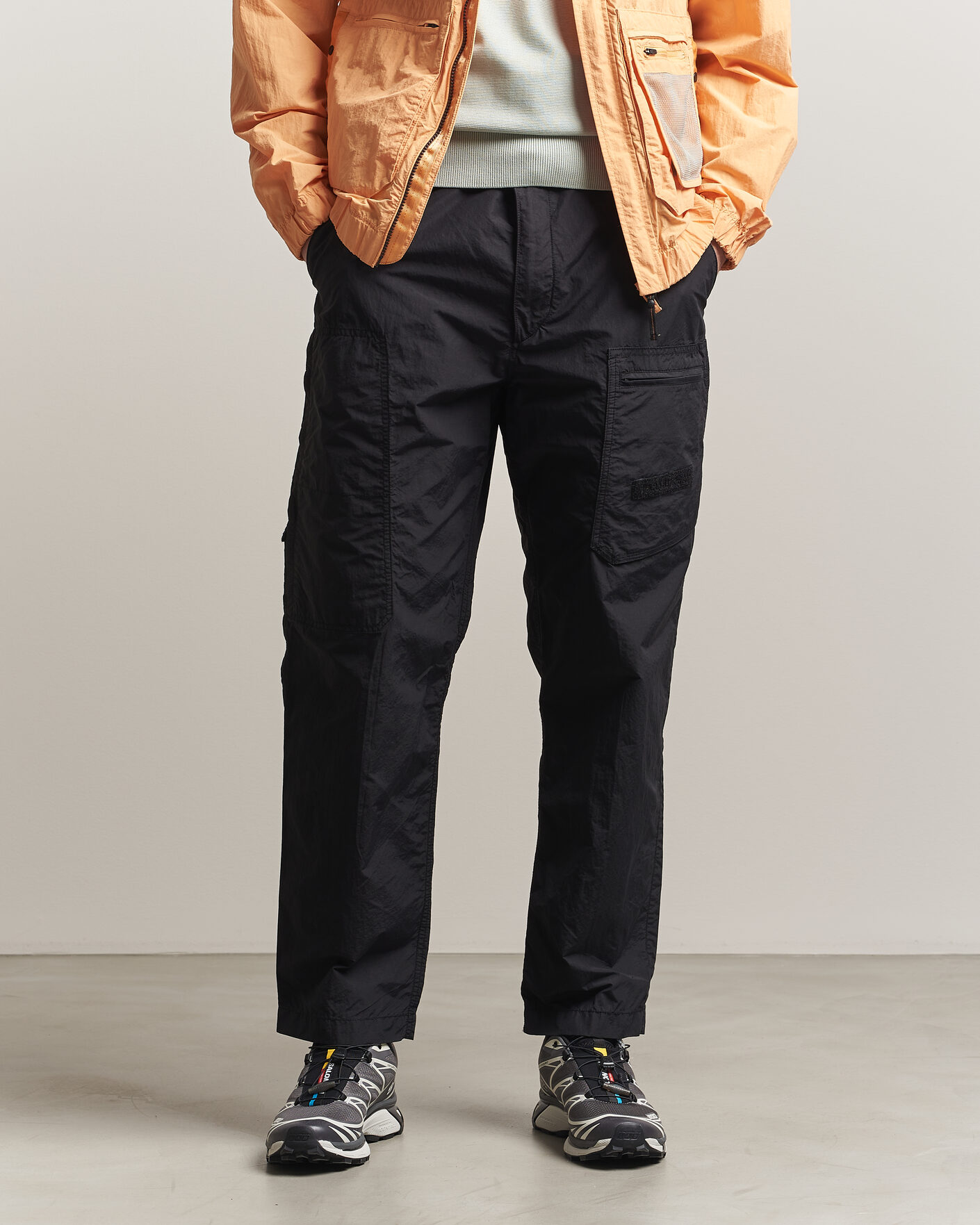 Mies | Housut | Parajumpers | Lovel Smash Peached Nylon Pants Black