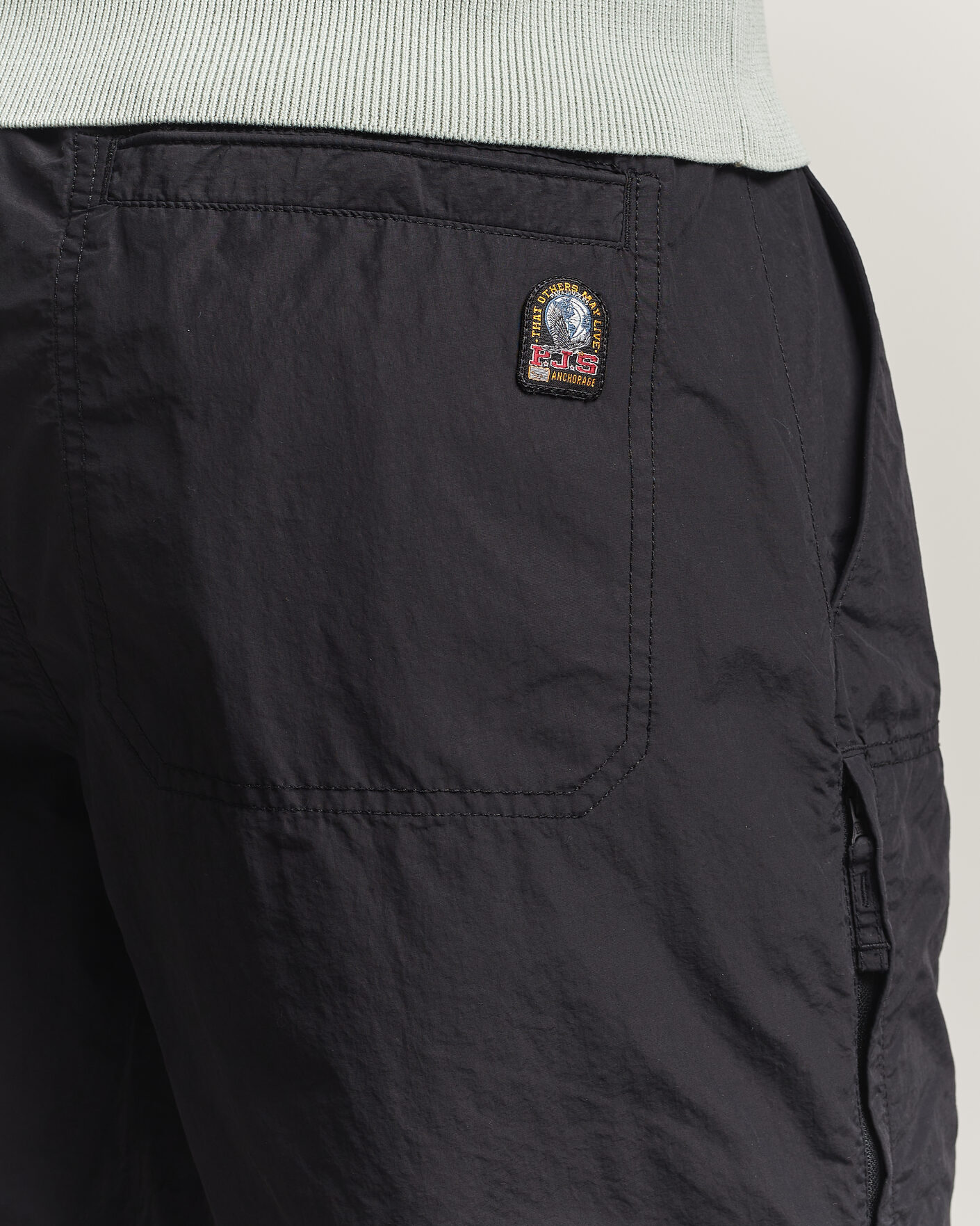 Mies | Housut | Parajumpers | Lovel Smash Peached Nylon Pants Black