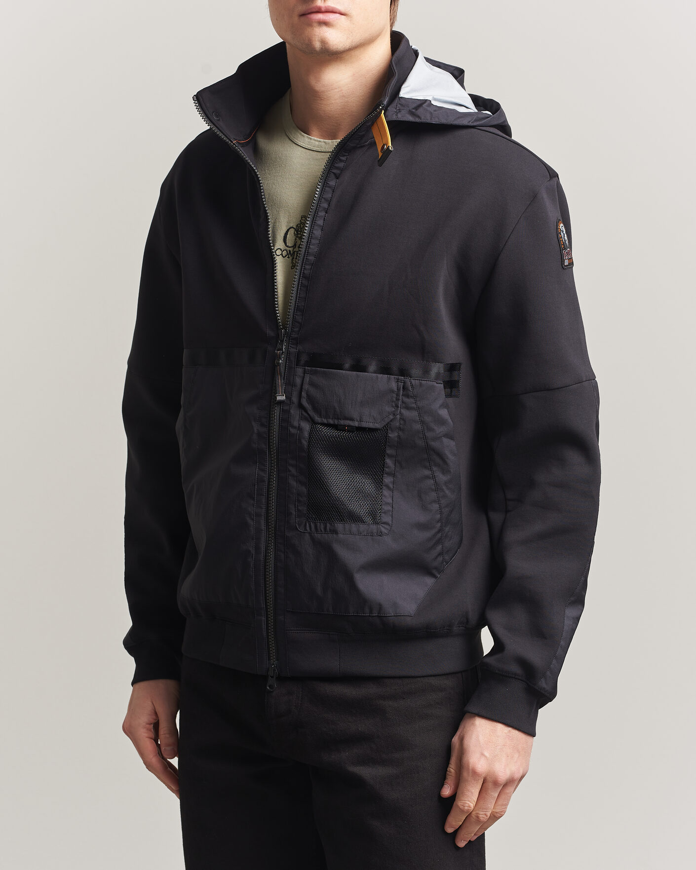 Mies | Takit | Parajumpers | Kouga Evo Fleece Hooded Hybrid Jacket Black