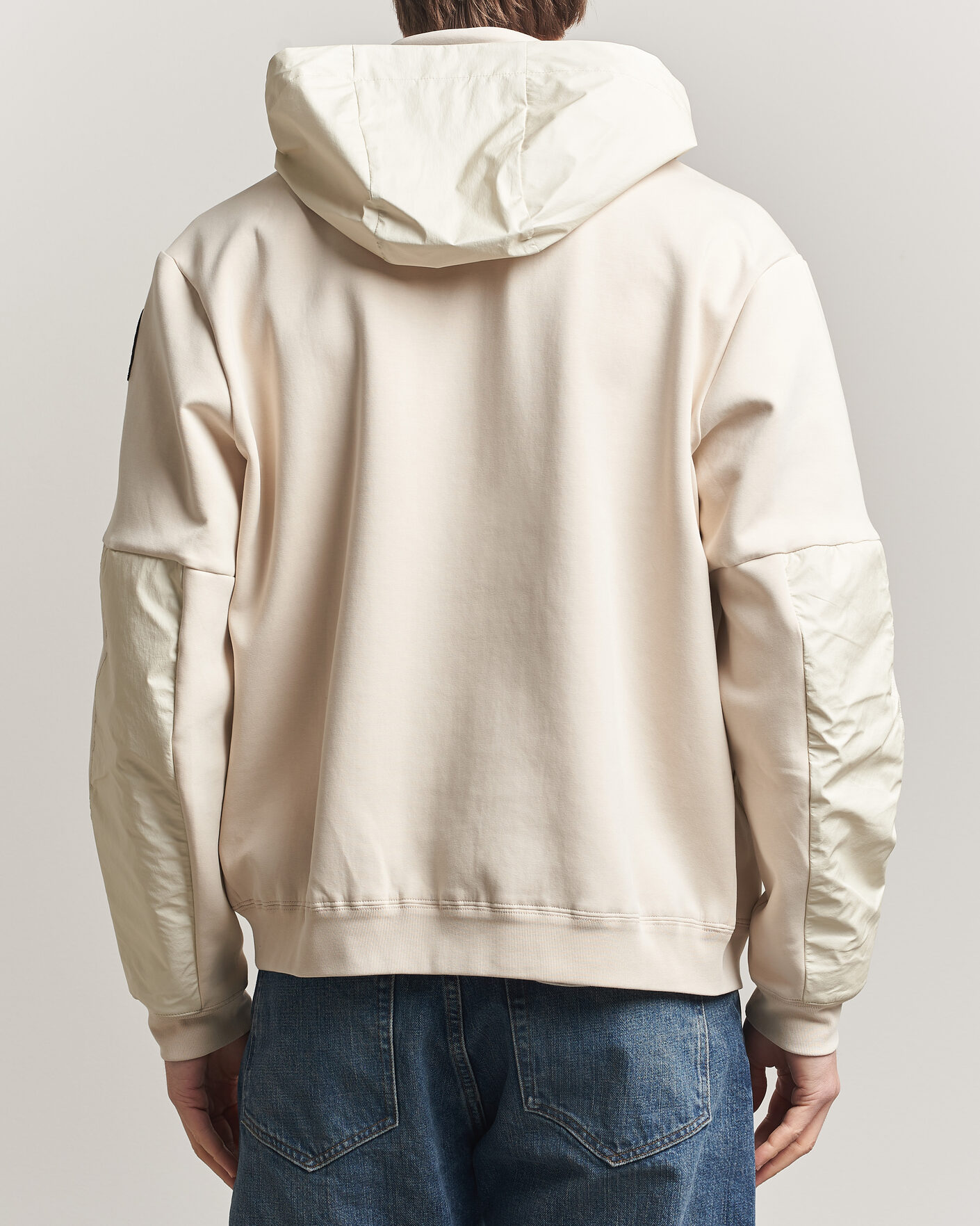 Mies | Takit | Parajumpers | Kouga Evo Fleece Hooded Hybrid Jacket Moonbeam