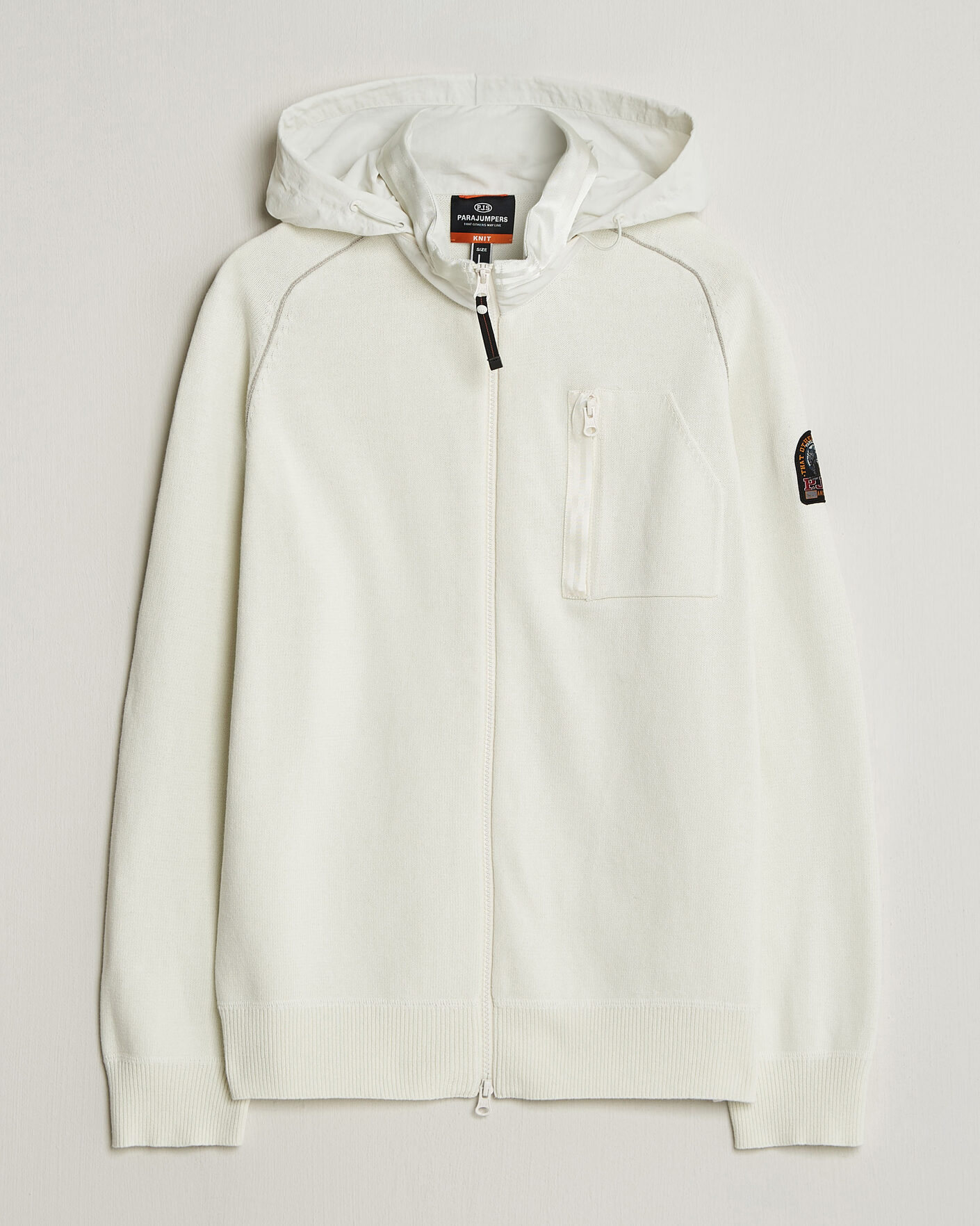 Mies | Takit | Parajumpers | Bargany Rescue Knitted Hybrid Jacket Star White