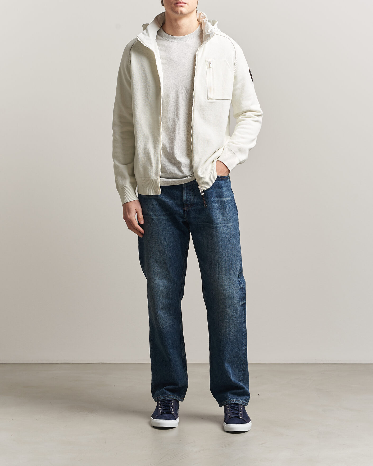 Mies | Takit | Parajumpers | Bargany Rescue Knitted Hybrid Jacket Star White