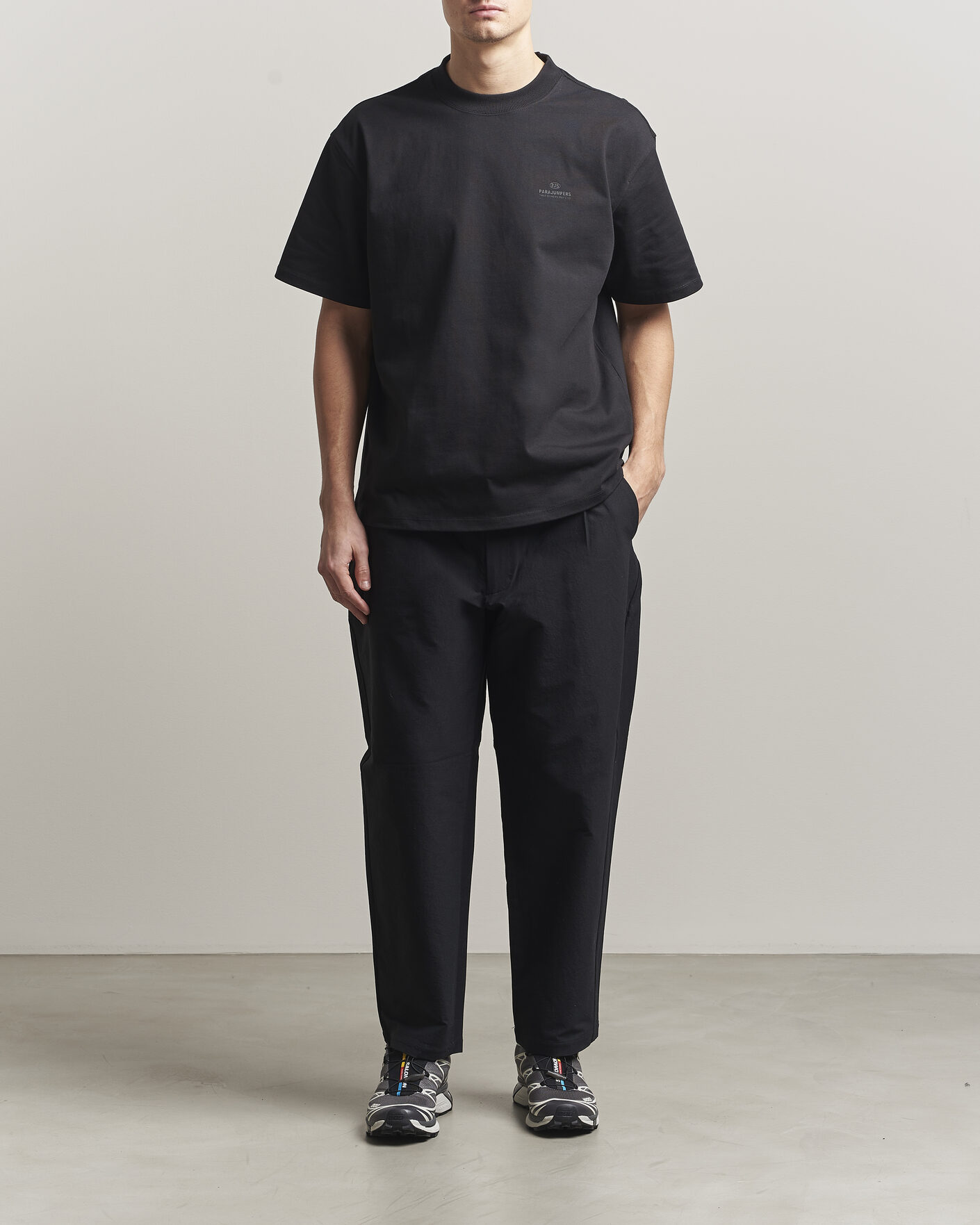 Mies | T-paidat | Parajumpers | Reg Compact Jersey T-Shirt Black