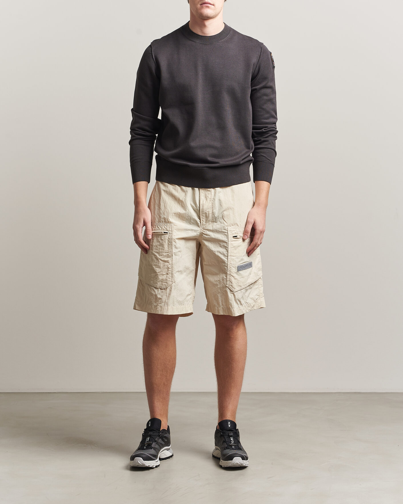 Mies | Shortsit | Parajumpers | Lex Smash Peached Nylon Shorts Bone