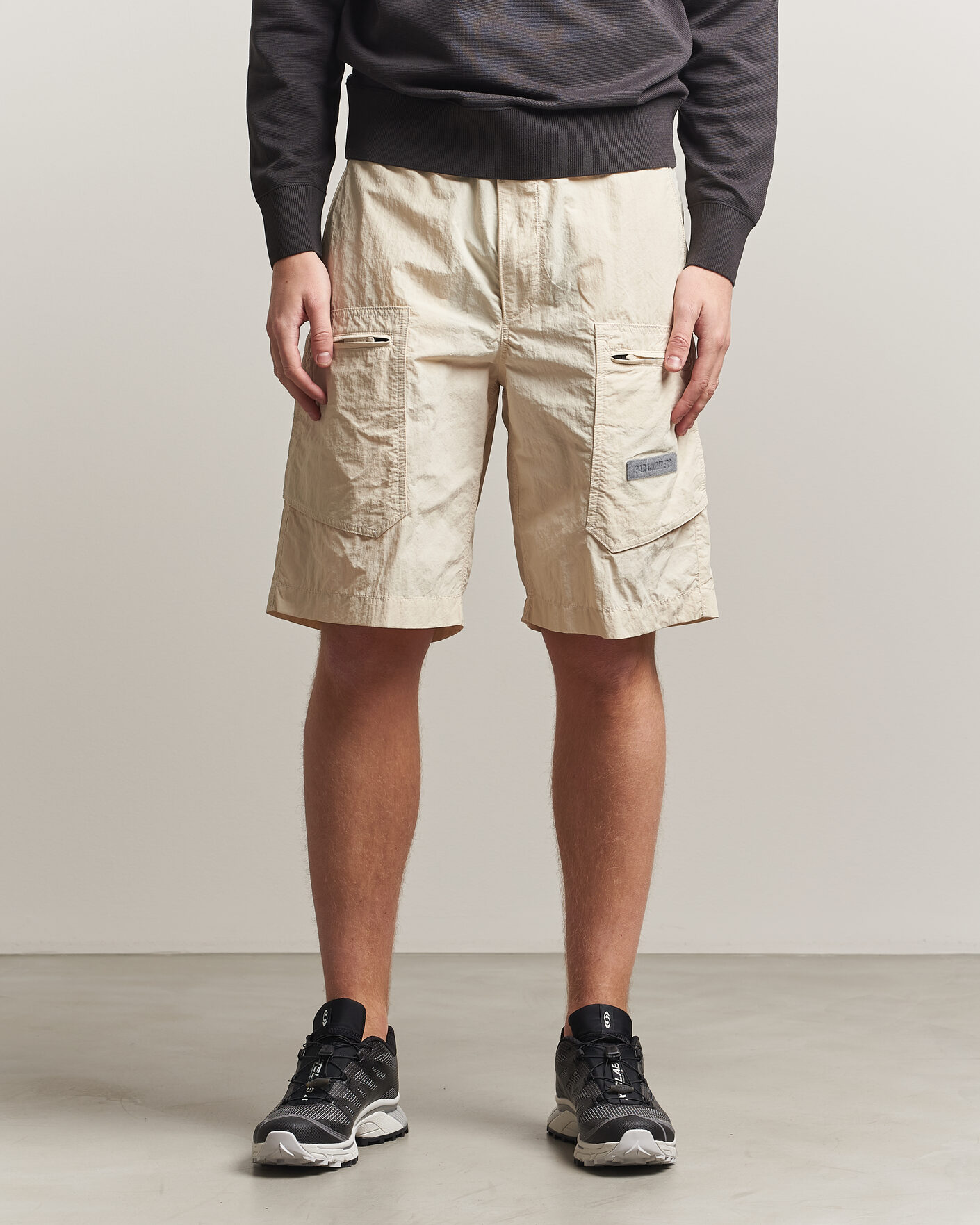 Mies | Shortsit | Parajumpers | Lex Smash Peached Nylon Shorts Bone