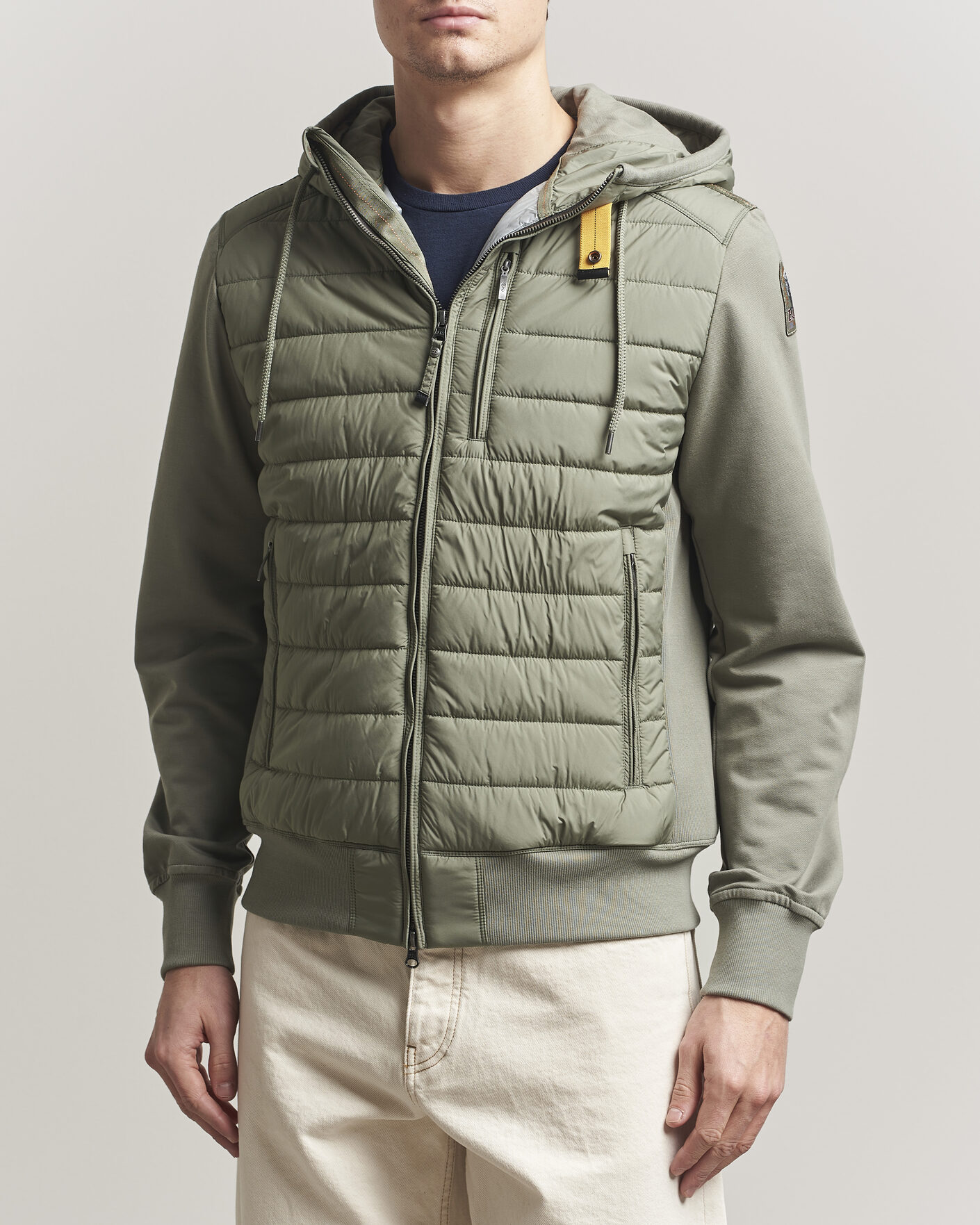 Mies | Takit | Parajumpers | Ivor Hybrid Hooded Jacket Ashen Sage