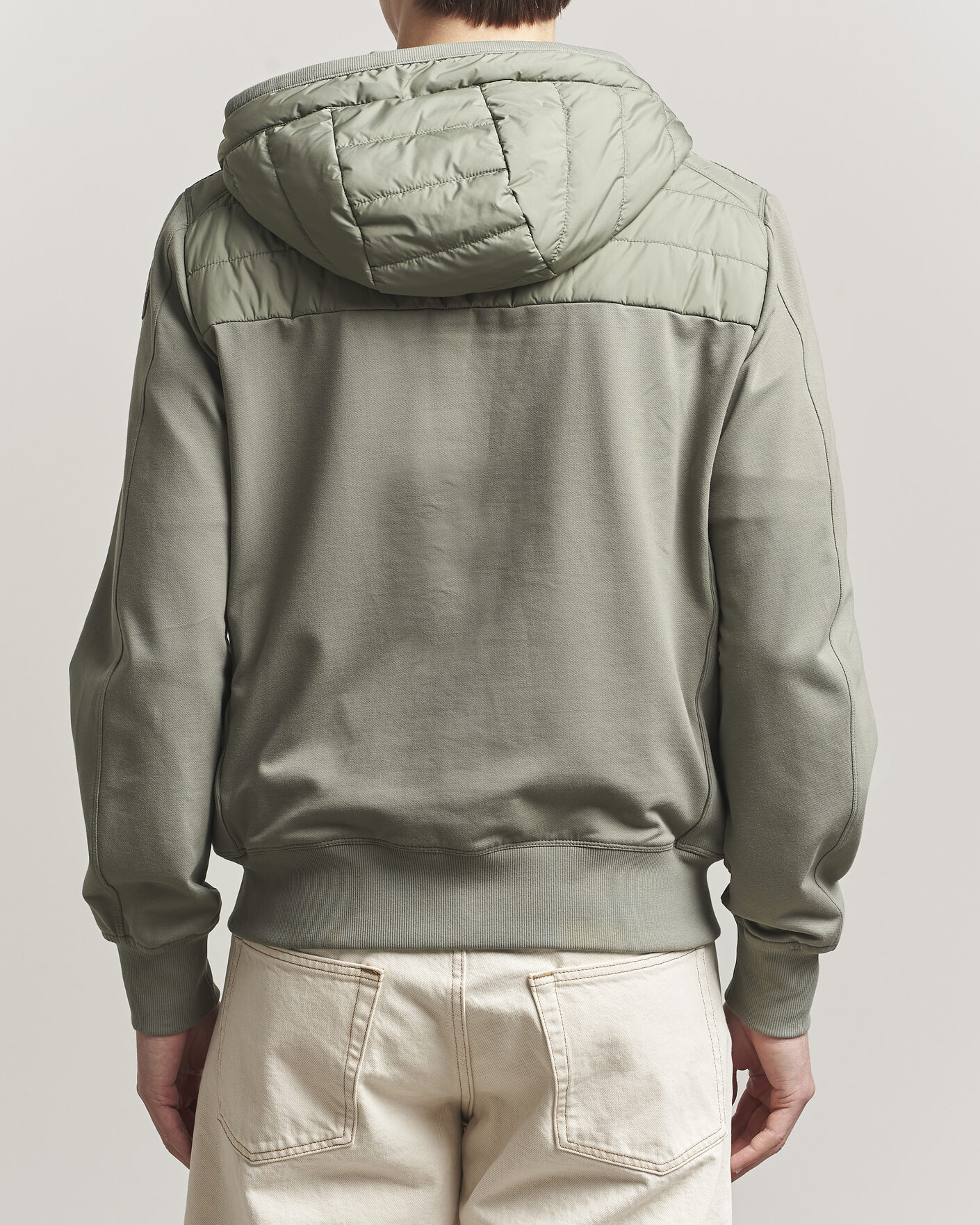 Mies | Takit | Parajumpers | Ivor Hybrid Hooded Jacket Ashen Sage