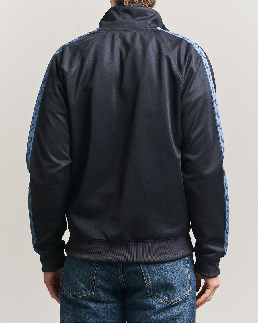 Mies | Puserot | Fred Perry | Taped Track Jacket Navy
