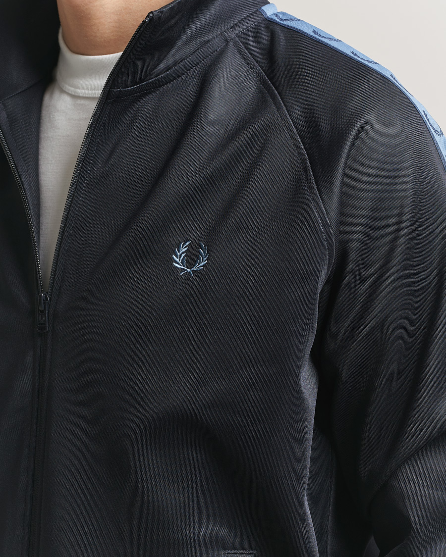 Mies | Puserot | Fred Perry | Taped Track Jacket Navy