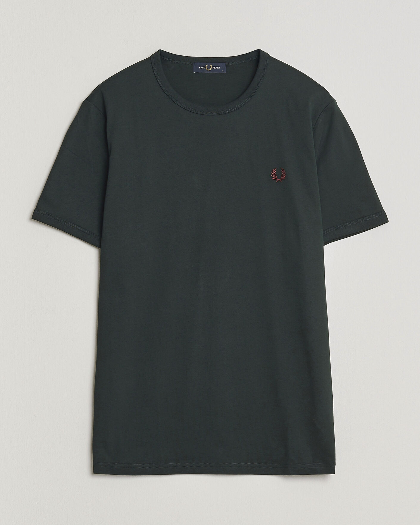 Mies | T-paidat | Fred Perry | Ringer T-Shirt Grassroots Green