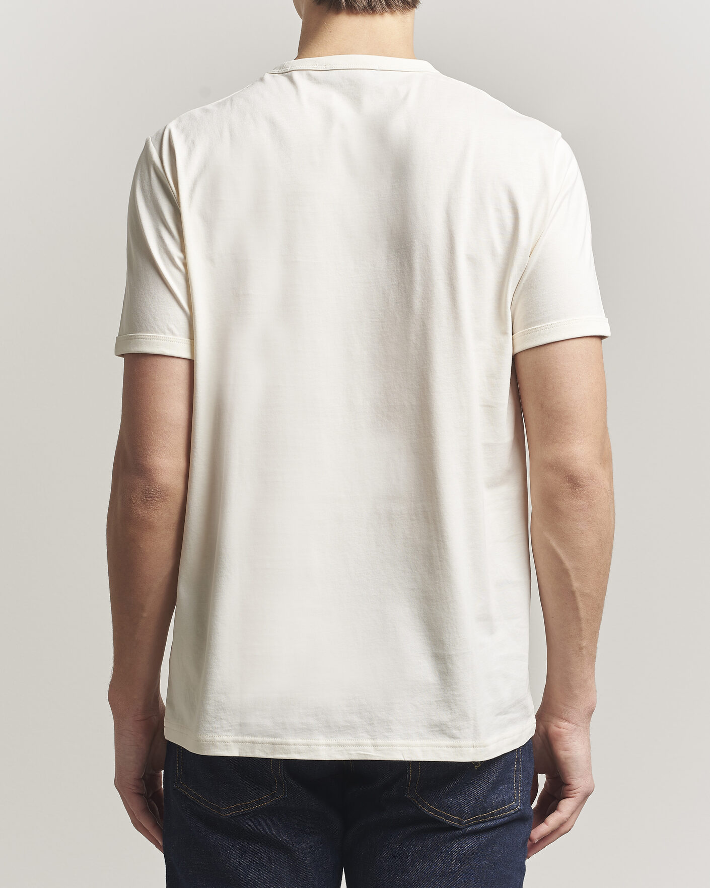 Mies | T-paidat | Fred Perry | Ringer T-Shirt Ecru