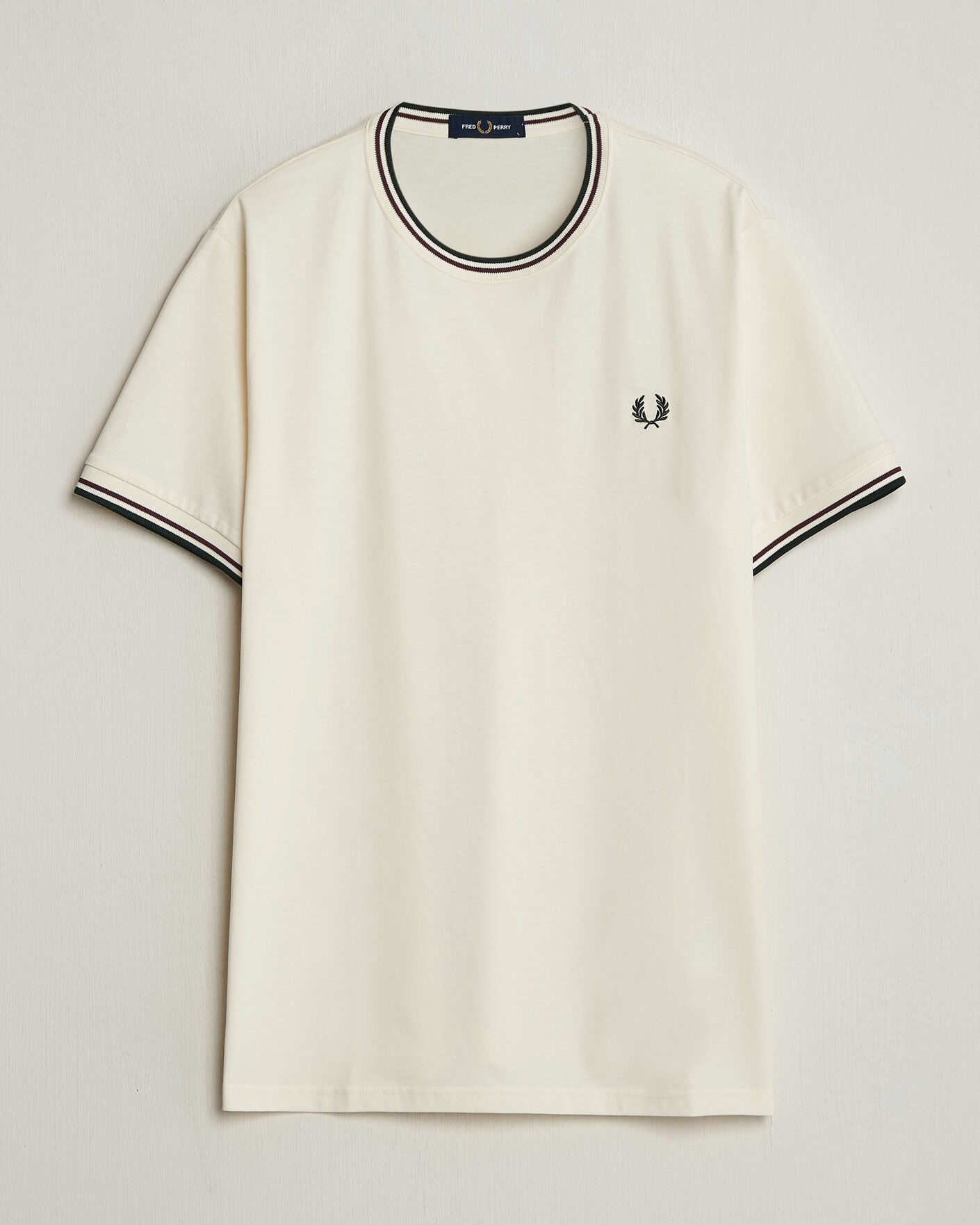 Mies | T-paidat | Fred Perry | Twin Tipped T-Shirt Ecru