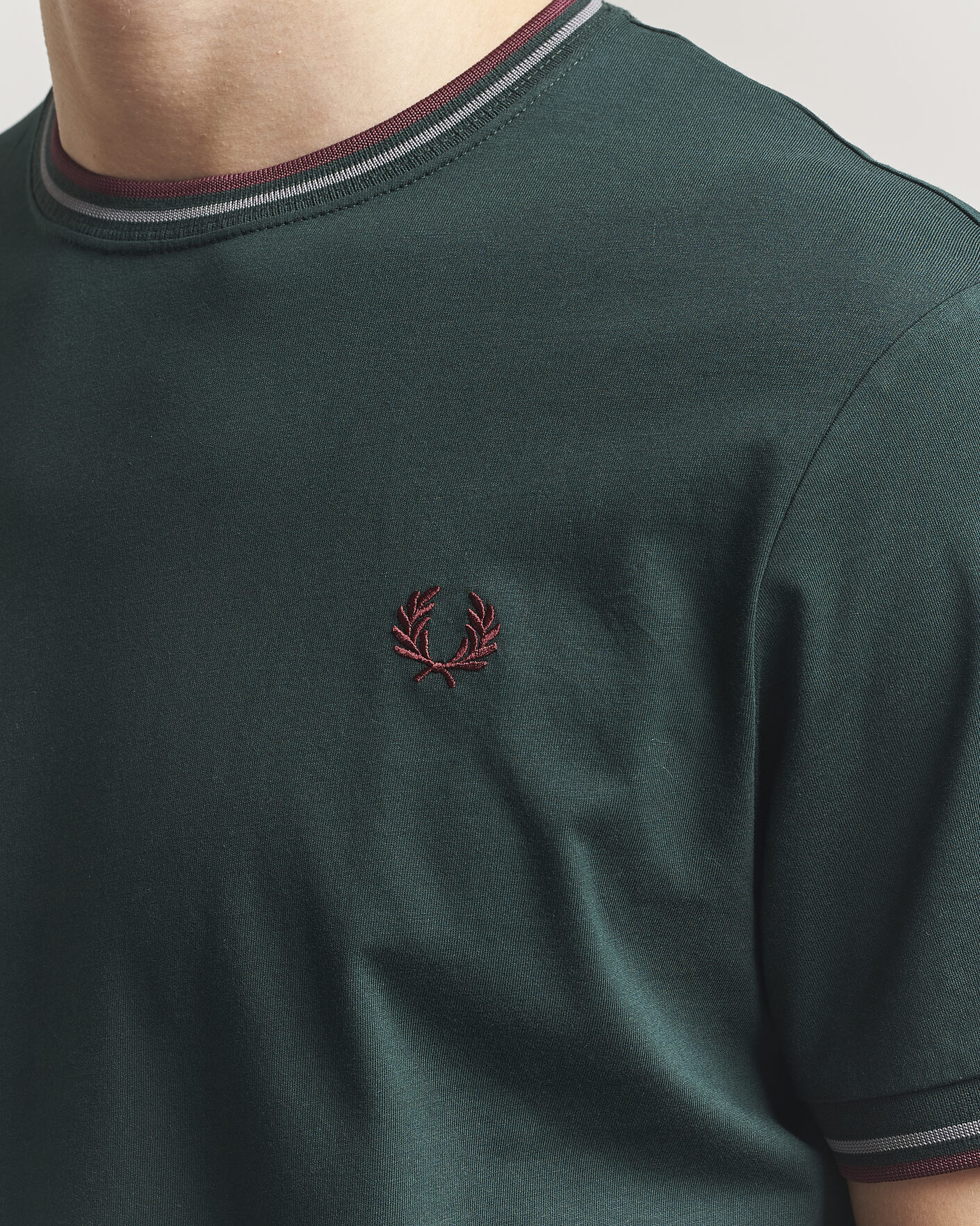 Mies | T-paidat | Fred Perry | Twin Tipped T-Shirt Grassroots Green
