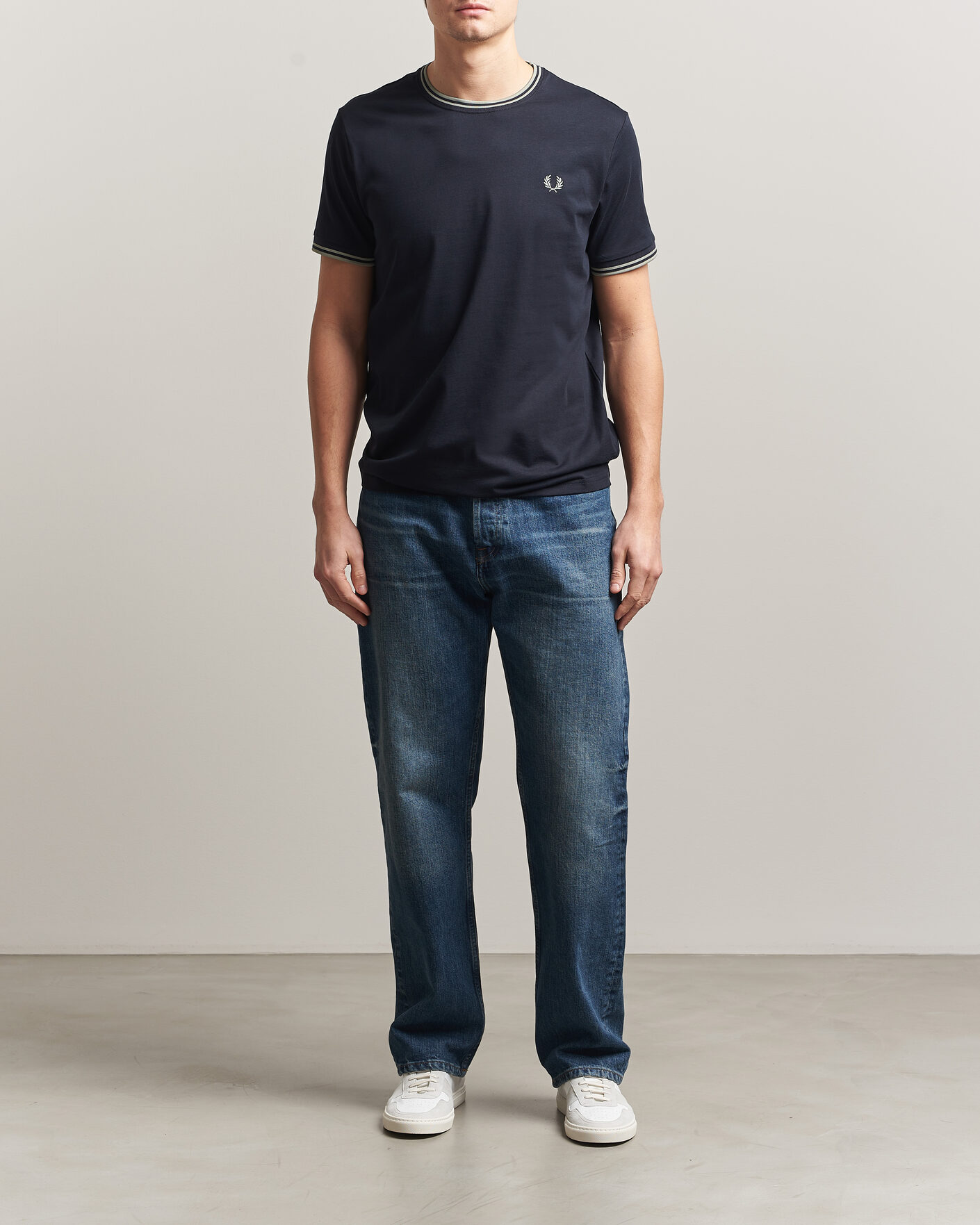 Mies | T-paidat | Fred Perry | Twin Tipped T-Shirt Navy