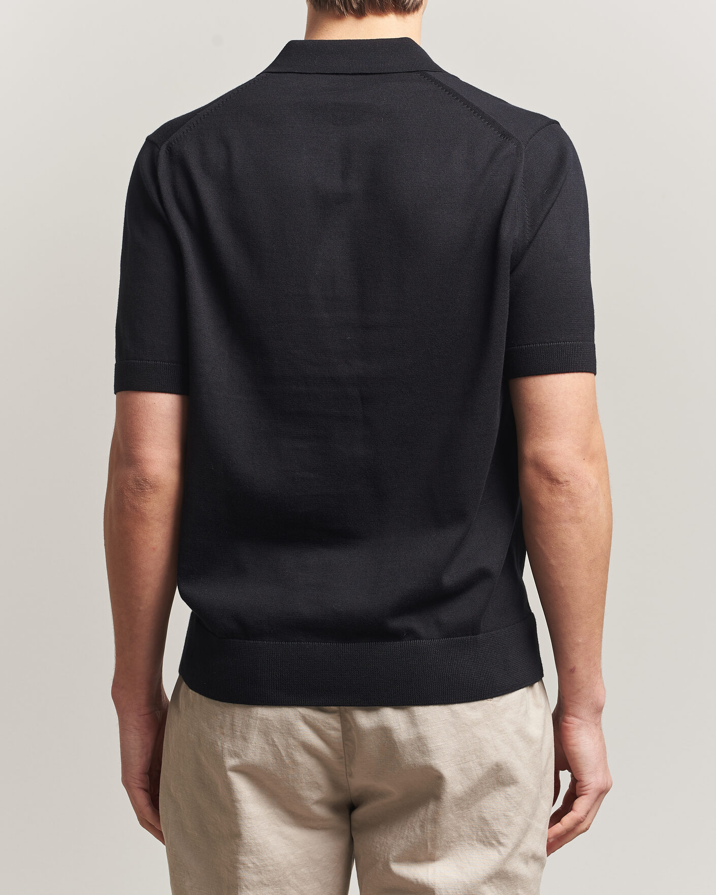 Mies | Pikeet | Fred Perry | Cotton Knitted Polo Black