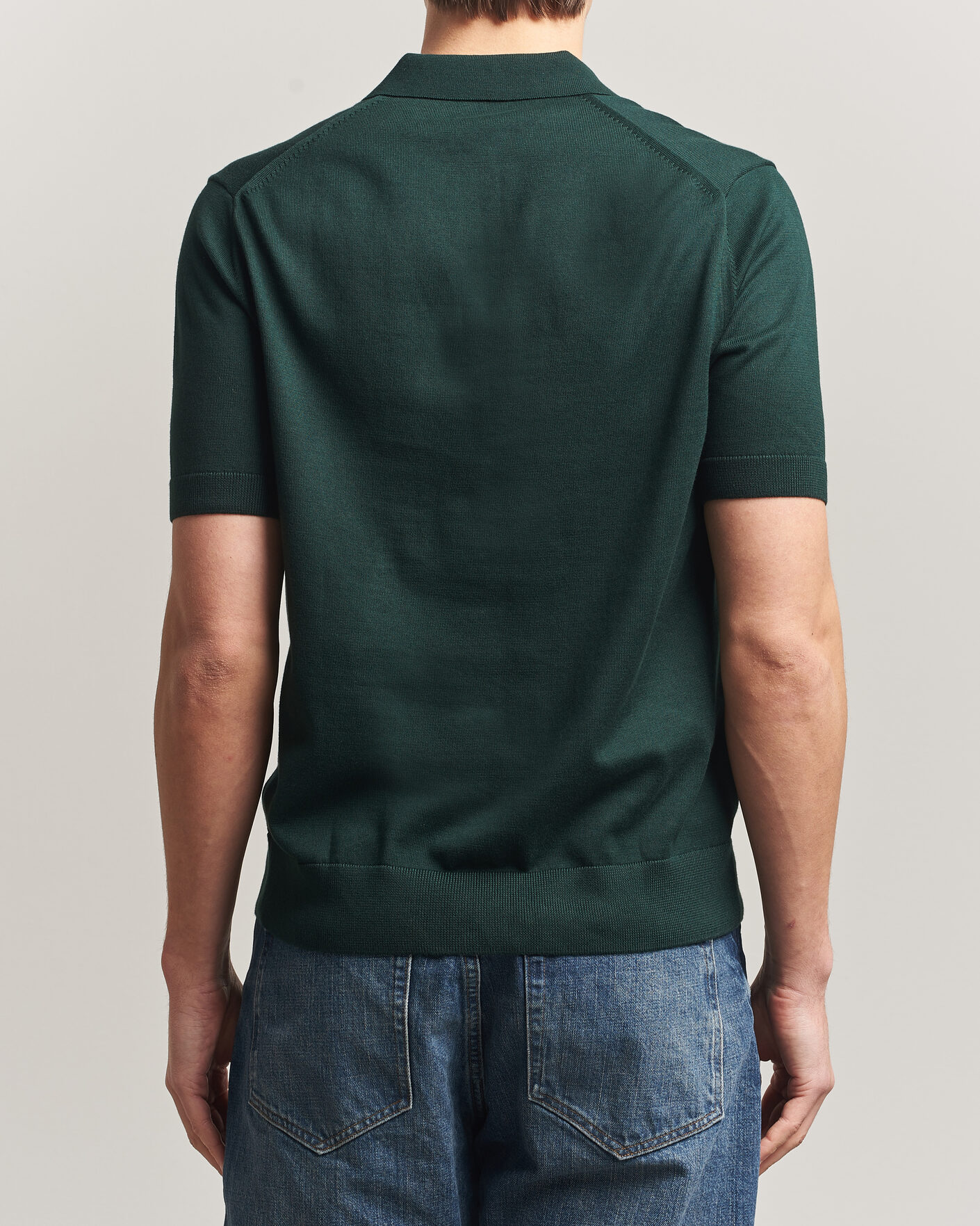 Mies | Pikeet | Fred Perry | Cotton Knitted Polo Grassroots Green