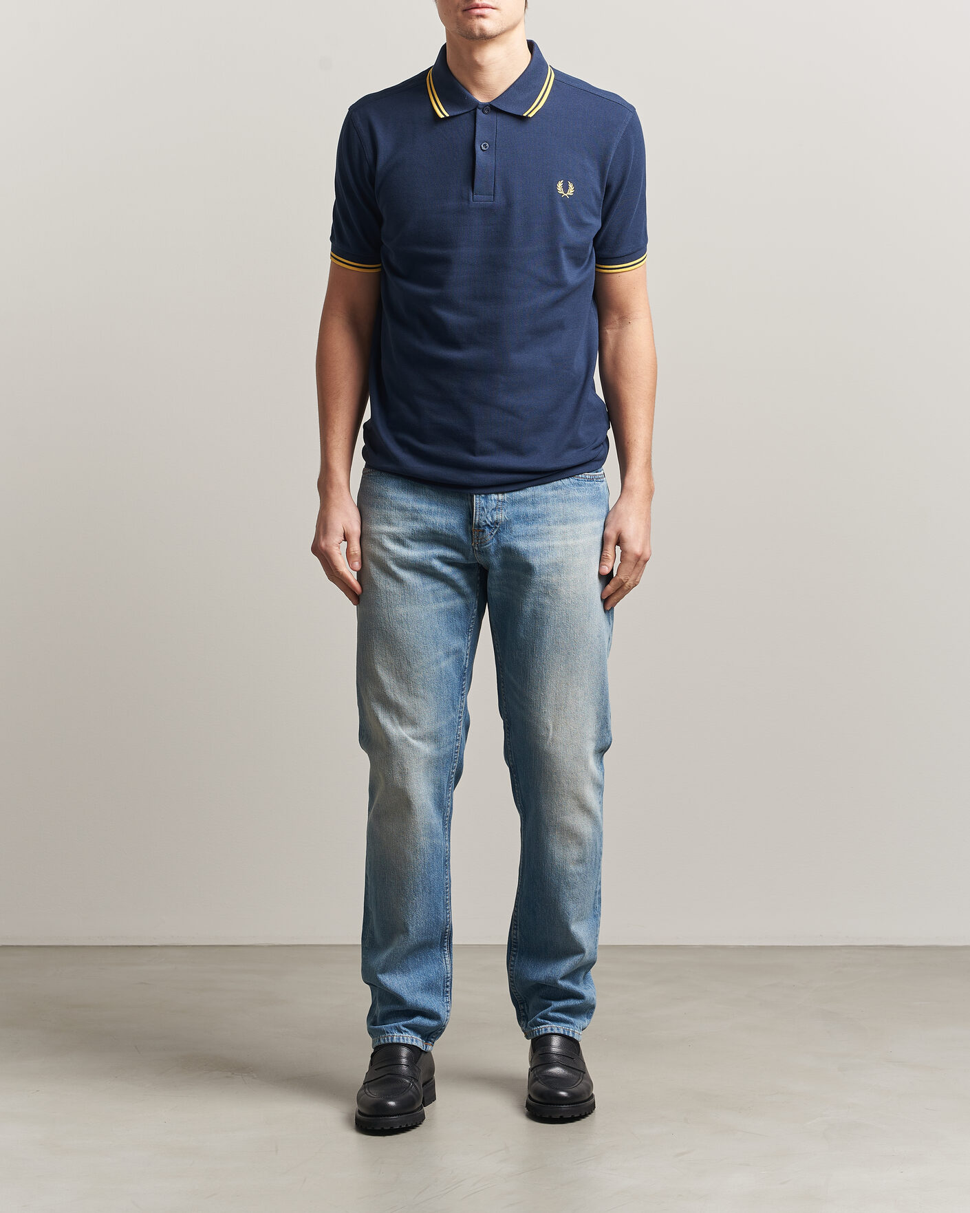 Mies | Pikeet | Fred Perry | Twin Tipped Polo Shirt Tennis Blue