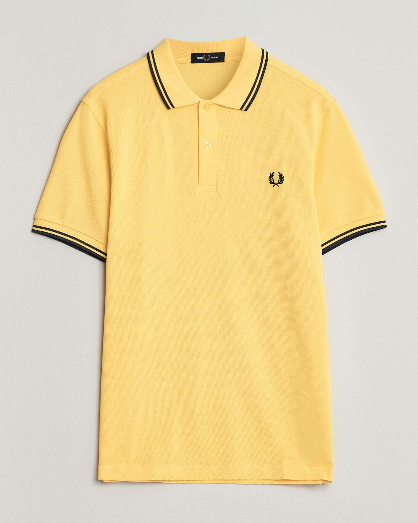 Mies | Pikeet | Fred Perry | Twin Tipped Polo Shirt Lemon Yellow