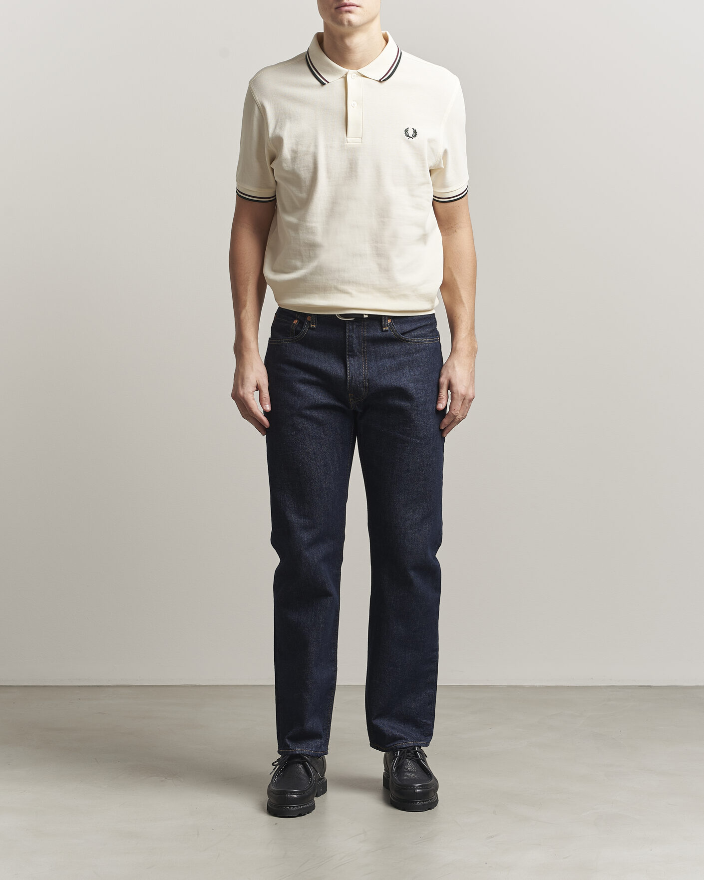 Mies | Pikeet | Fred Perry | Twin Tipped Polo Shirt Ecru