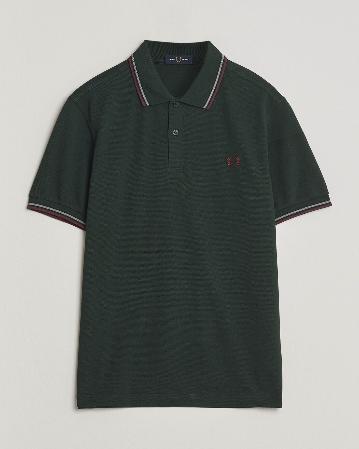 Mies | Pikeet | Fred Perry | Twin Tipped Polo Shirt Grassroots Green