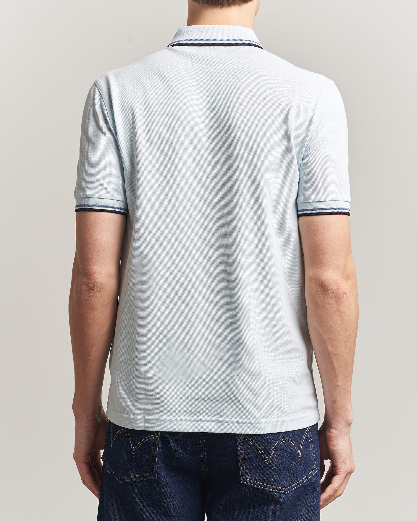 Mies | Pikeet | Fred Perry | Twin Tipped Polo Shirt Light Ice