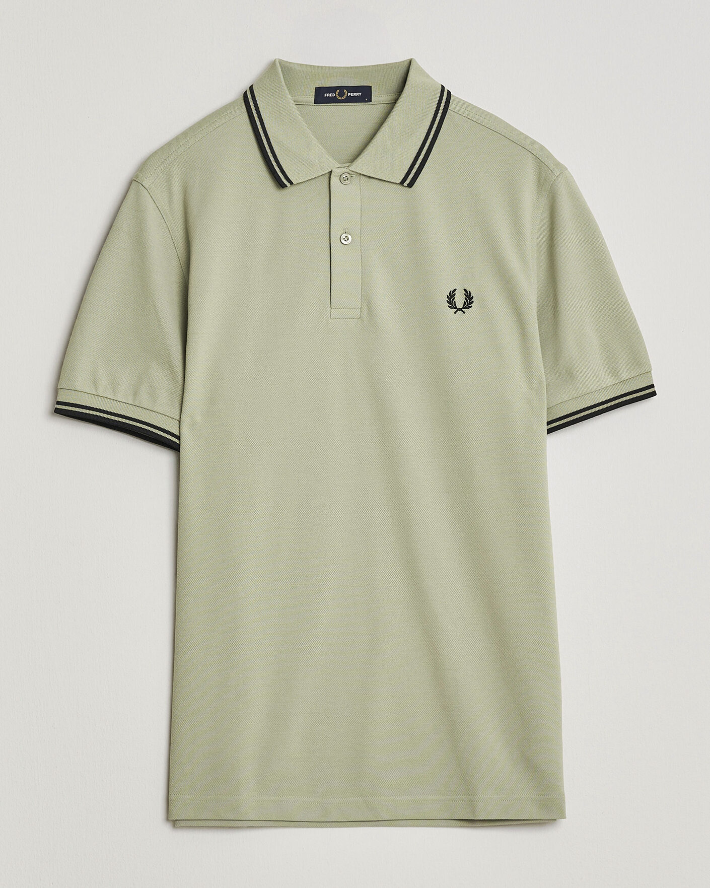 Mies | Pikeet | Fred Perry | Twin Tipped Polo Shirt Seagrass Green