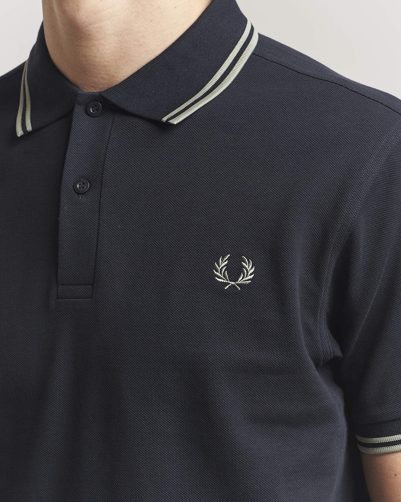 Mies | Pikeet | Fred Perry | Twin Tipped Polo Shirt Navy