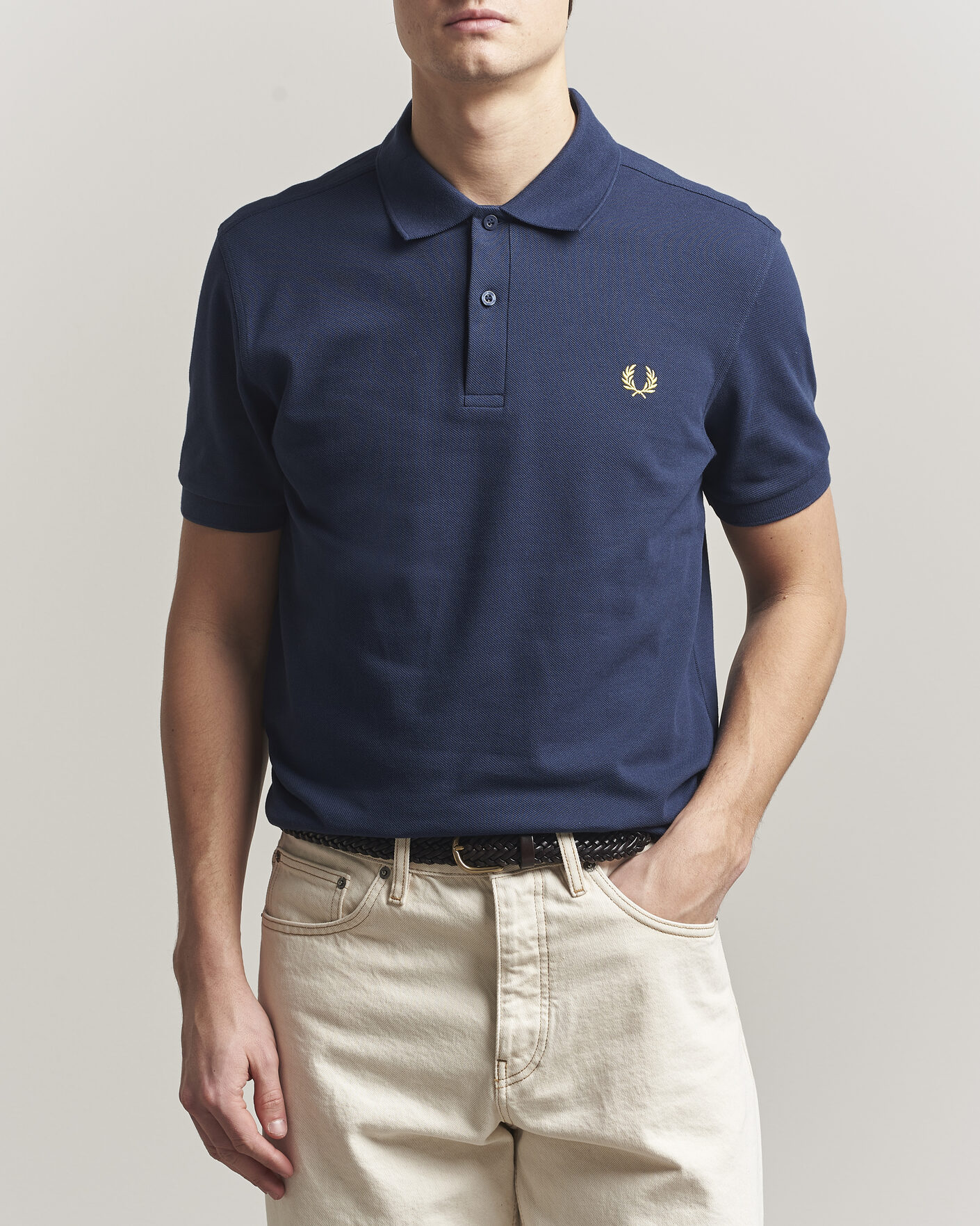 Mies | Pikeet | Fred Perry | Plain Polo Tennis Blue