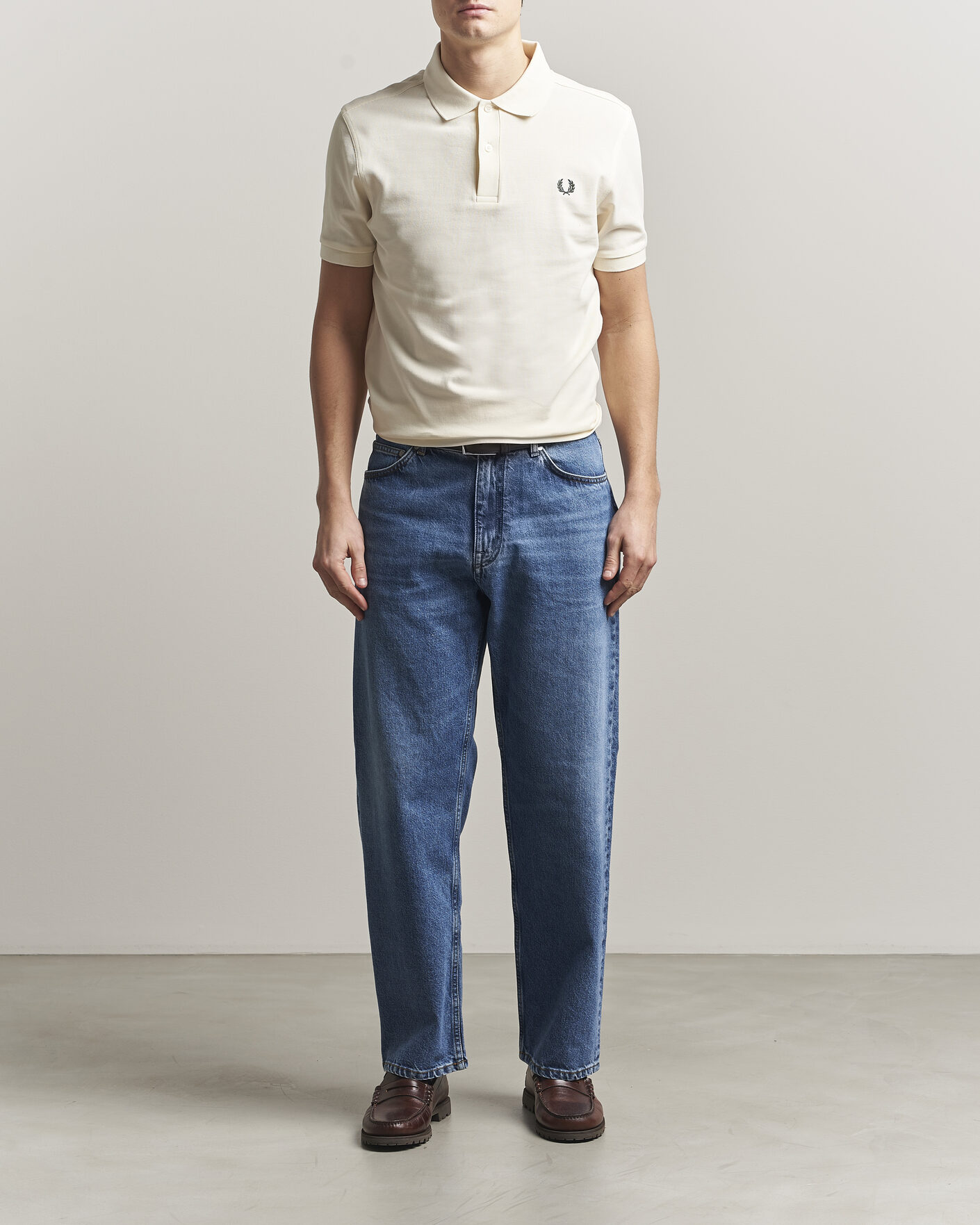 Mies | Pikeet | Fred Perry | Plain Polo Ecru