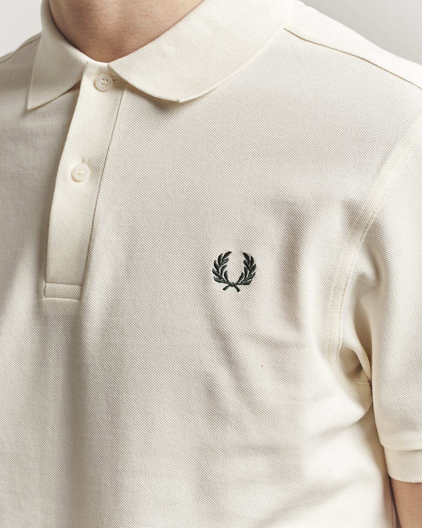Mies | Pikeet | Fred Perry | Plain Polo Ecru