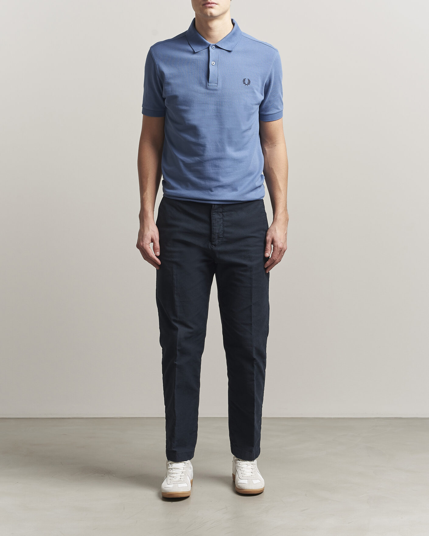 Mies | Pikeet | Fred Perry | Plain Polo Ace Blue