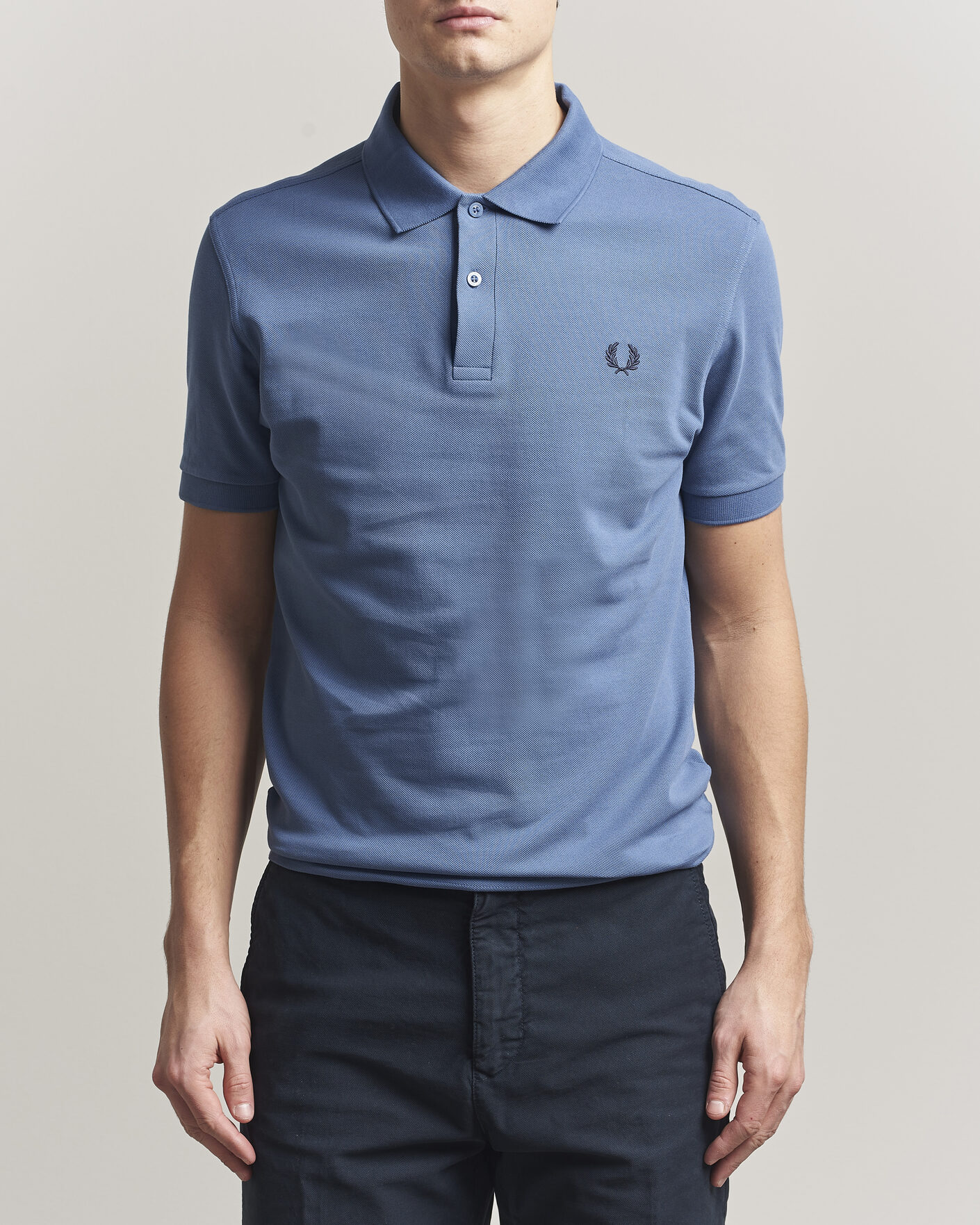 Mies | Pikeet | Fred Perry | Plain Polo Ace Blue