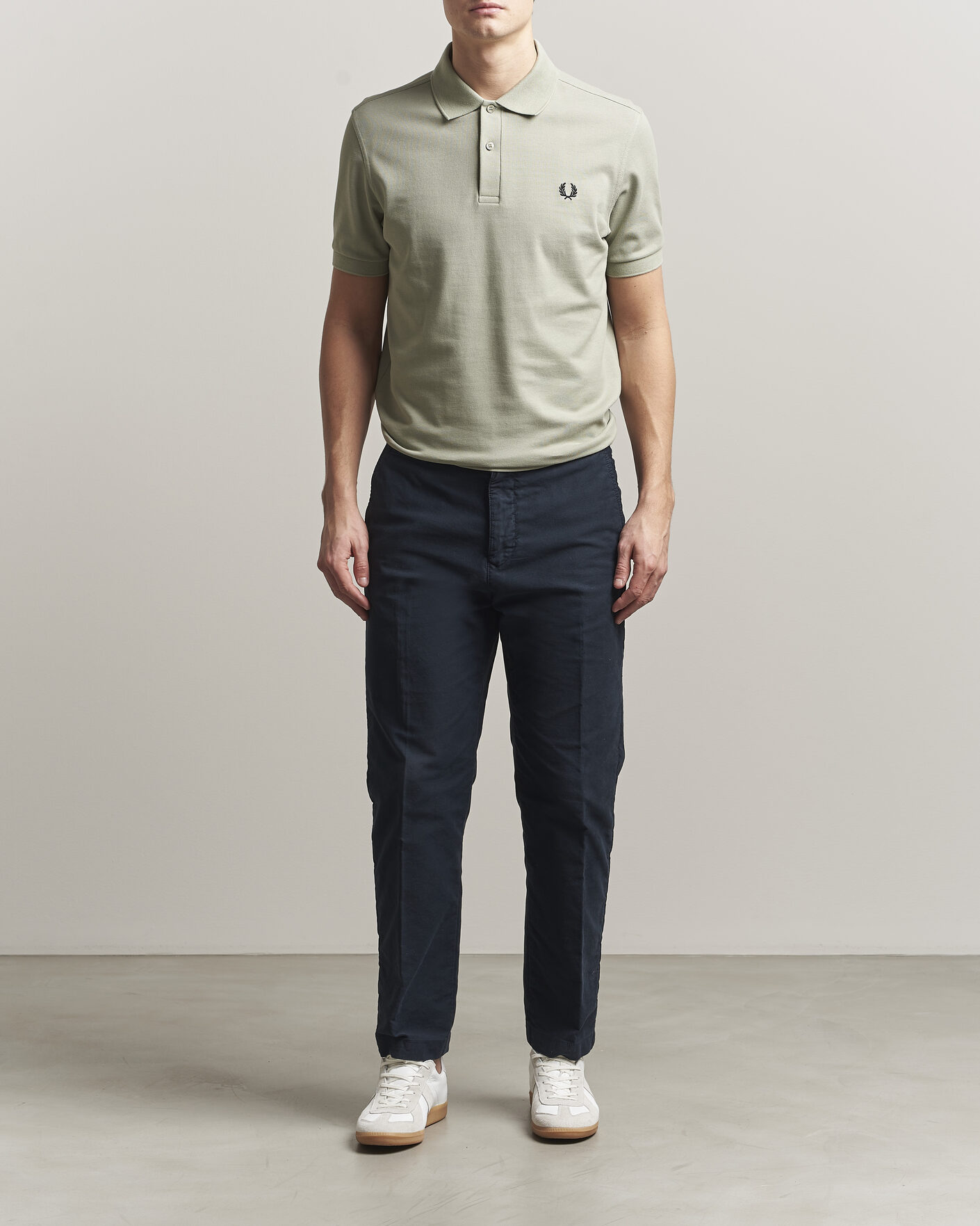 Mies | Pikeet | Fred Perry | Plain Polo Seagrass Green