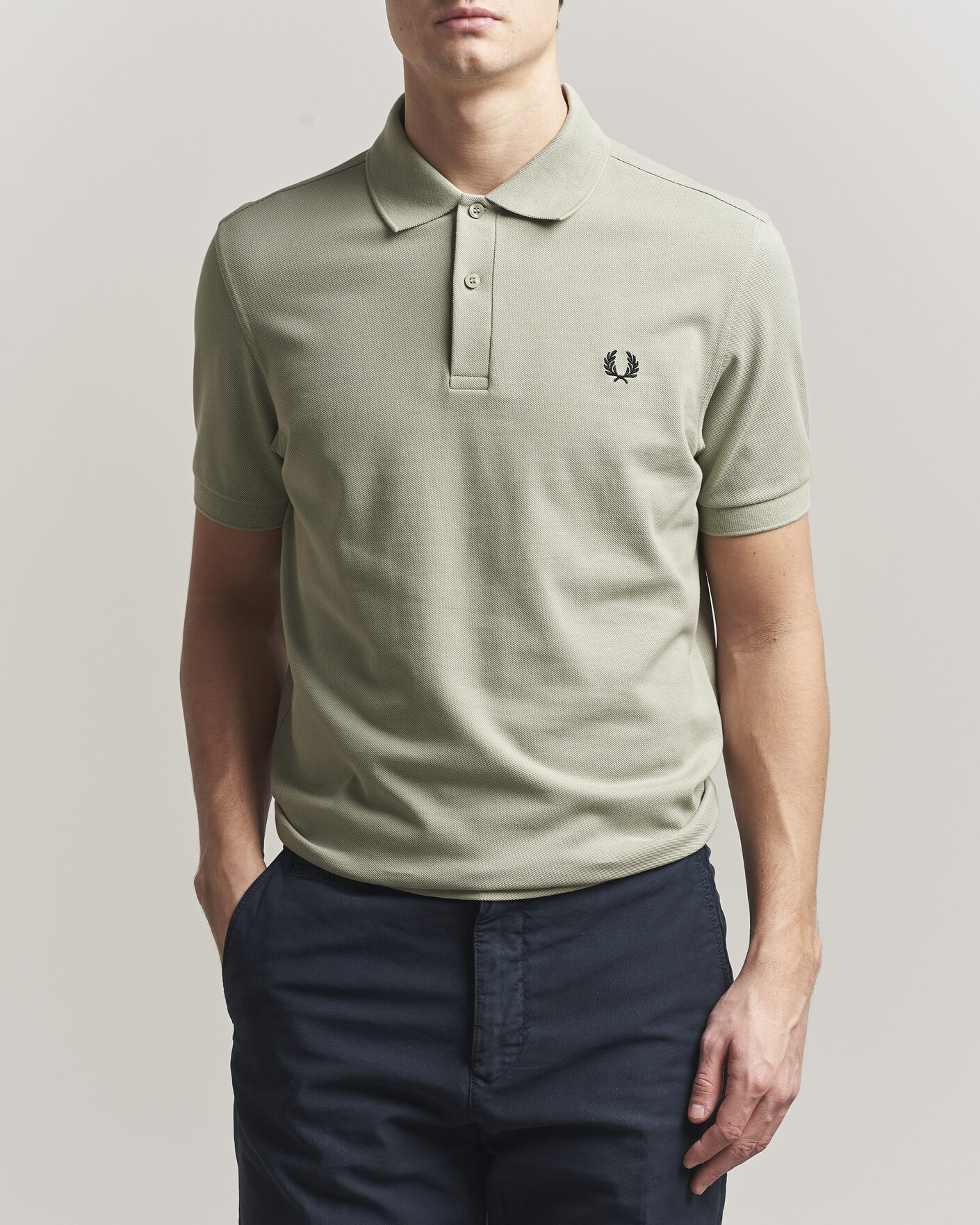 Mies | Pikeet | Fred Perry | Plain Polo Seagrass Green