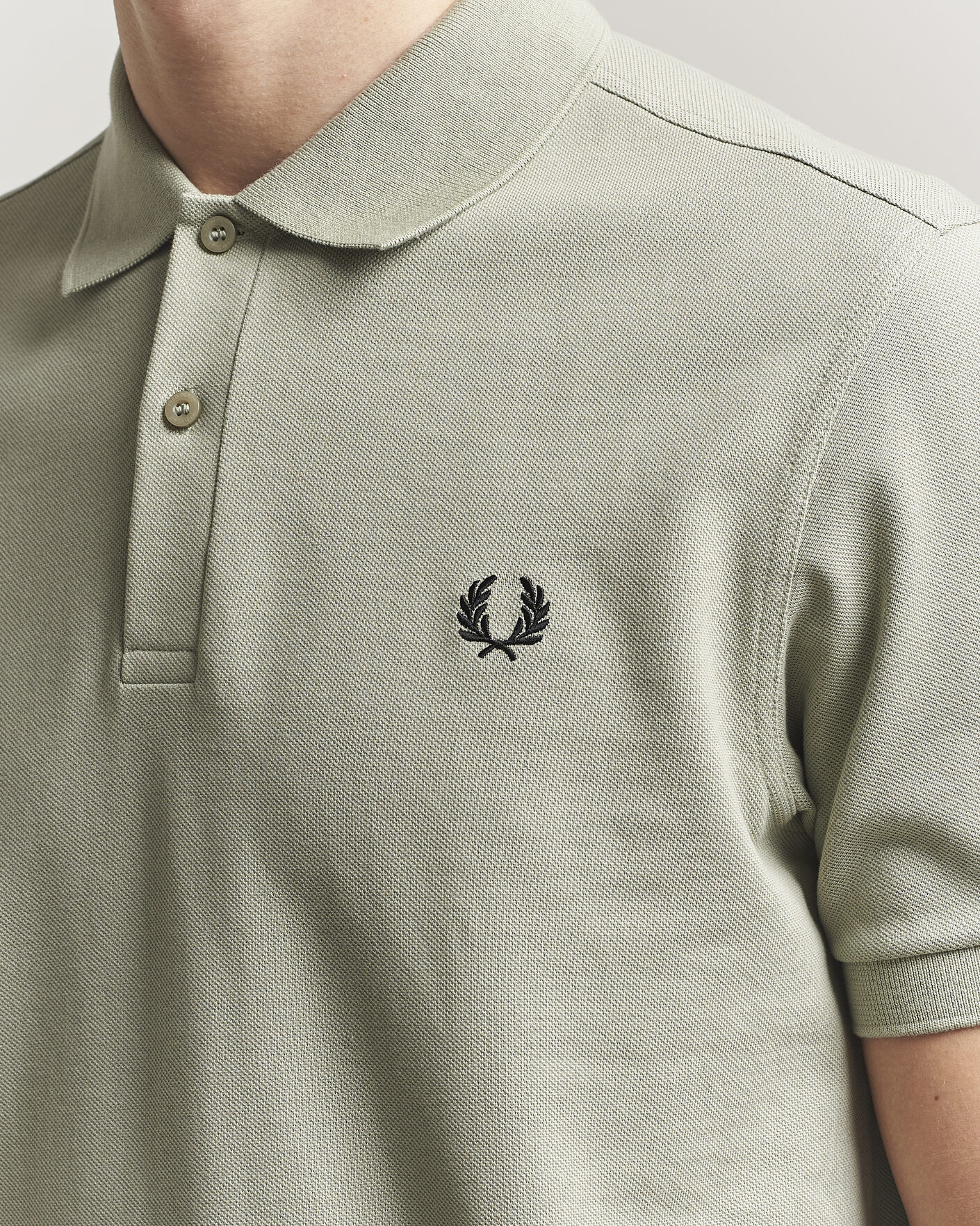 Mies | Pikeet | Fred Perry | Plain Polo Seagrass Green