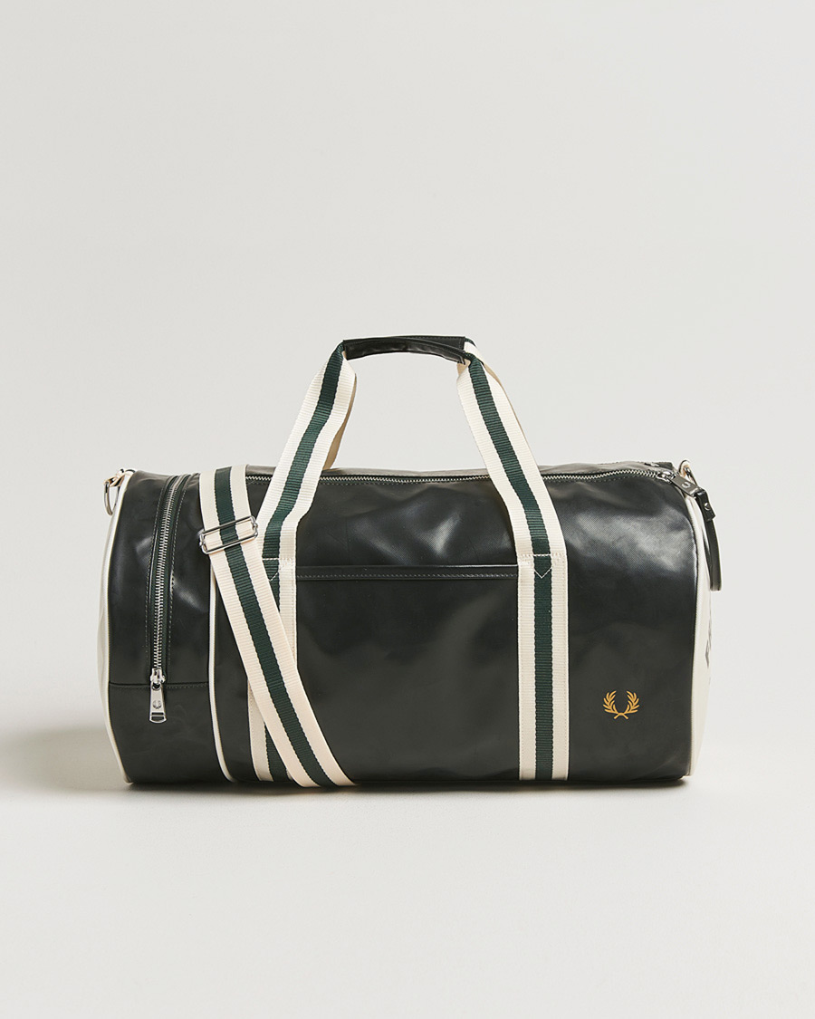 Mies | Laukut | Fred Perry | Classic Barrel Bag Grassroots Green/Ecru