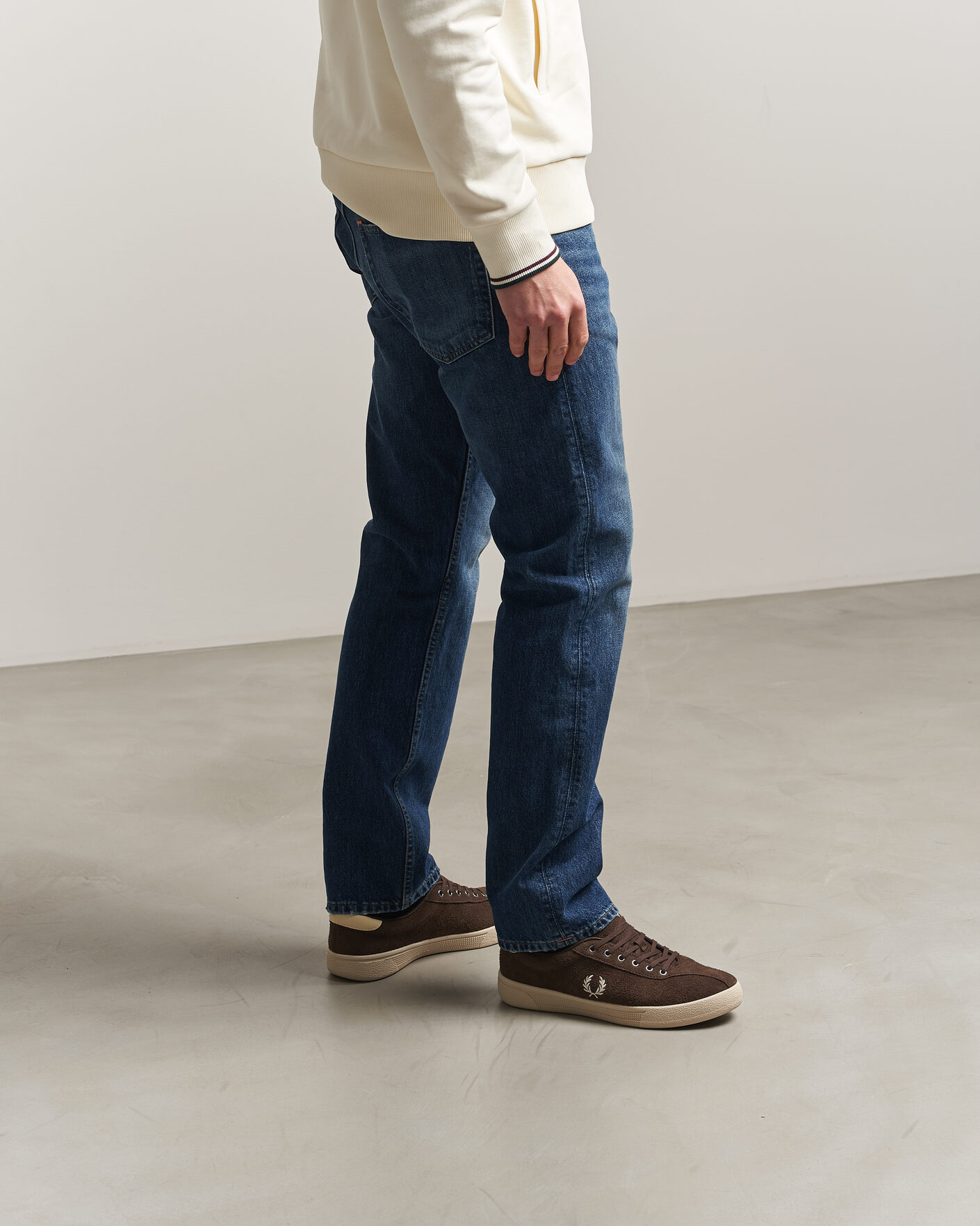 Mies | Tennarit | Fred Perry | Tennis Suede Sneaker Burnt Tobacco