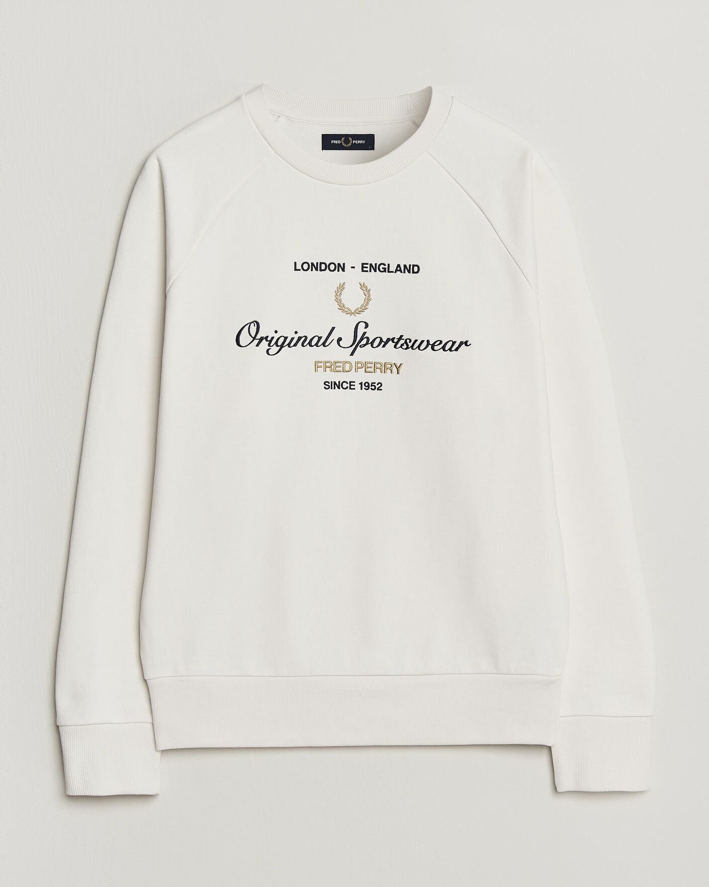Mies | Puserot | Fred Perry | Original Sportswear Sweatshirt Snow White