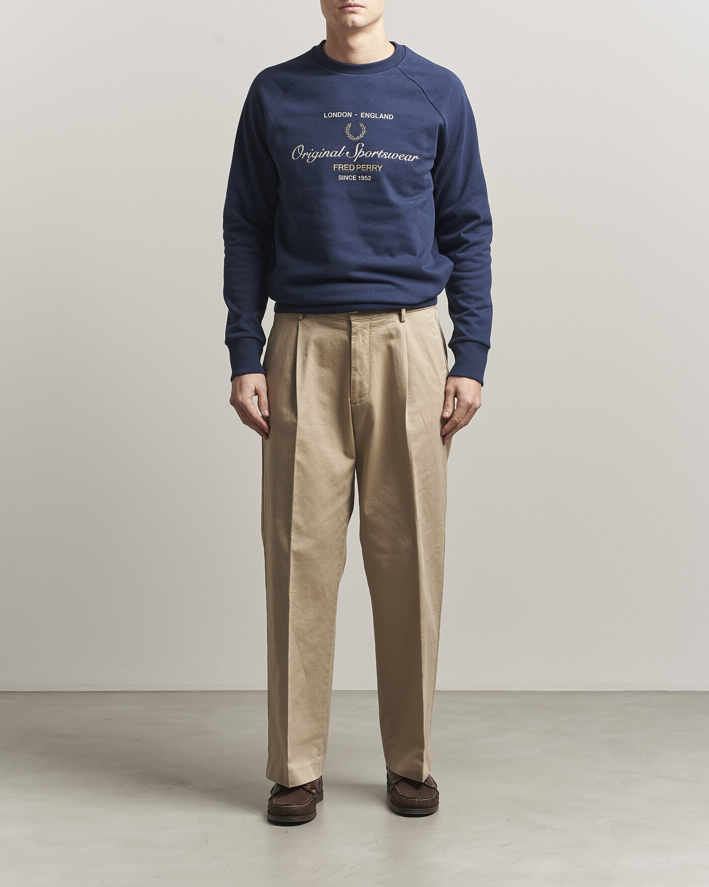 Mies | Puserot | Fred Perry | Original Sportswear Sweatshirt Tennis Blue