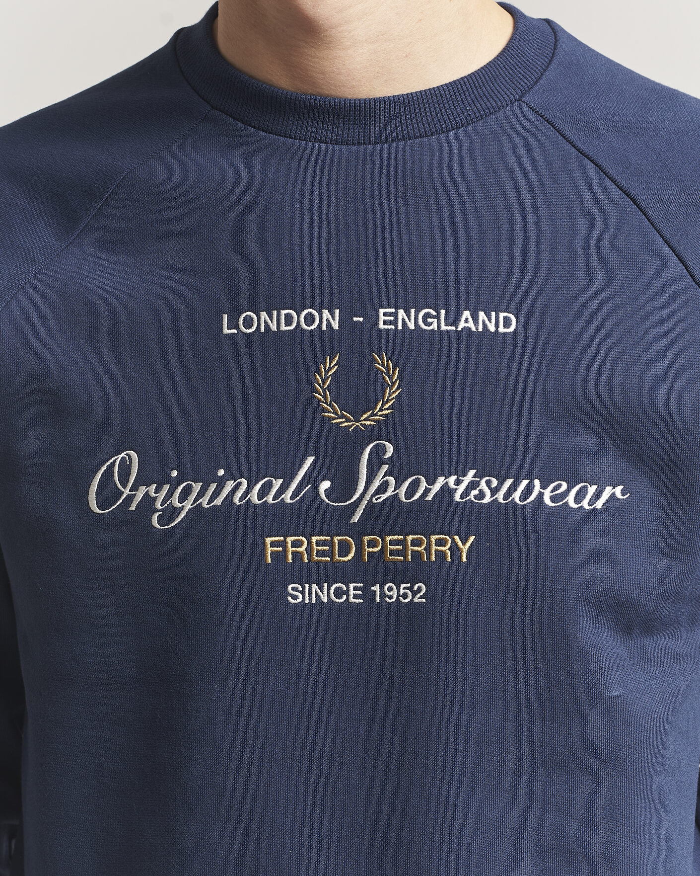 Mies | Puserot | Fred Perry | Original Sportswear Sweatshirt Tennis Blue