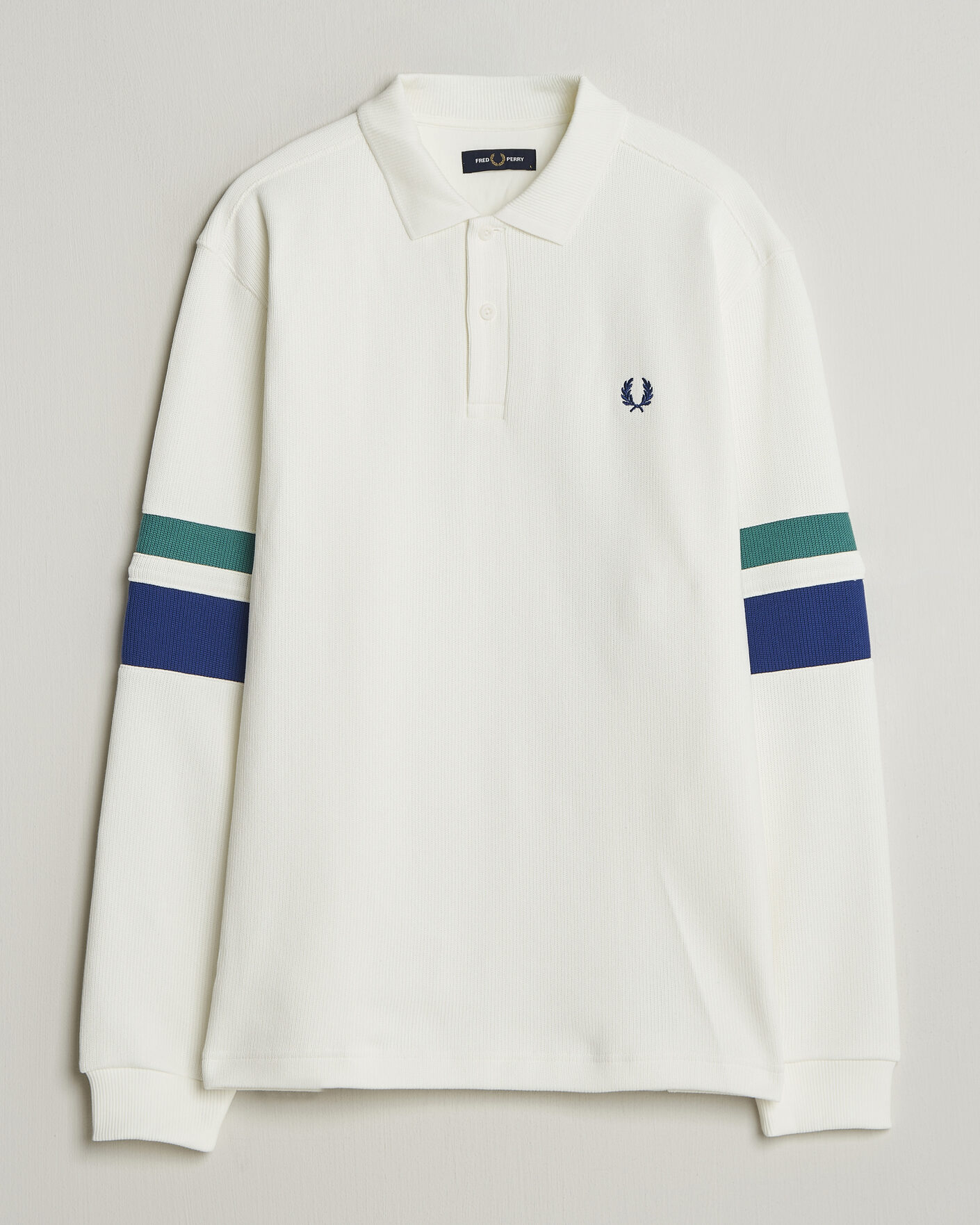 Mies | Puserot | Fred Perry | Tipped Sleeve Rugger Snow White