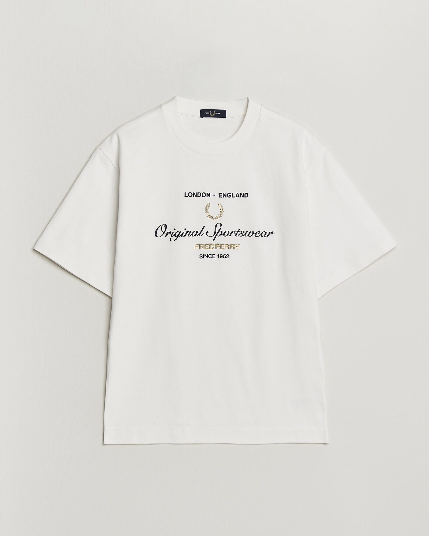 Mies | T-paidat | Fred Perry | Original Sportswear T-Shirt Snow White