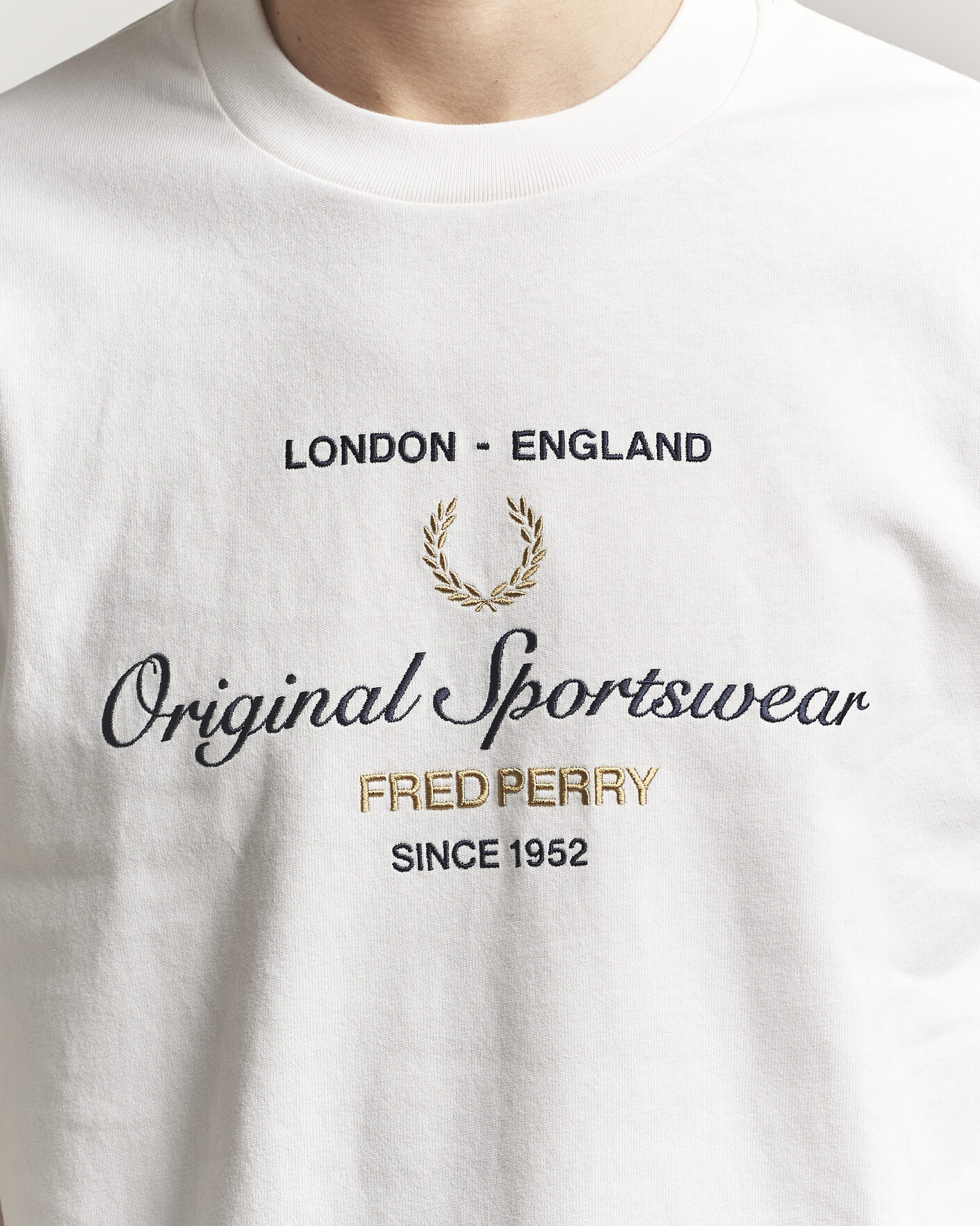 Mies | T-paidat | Fred Perry | Original Sportswear T-Shirt Snow White