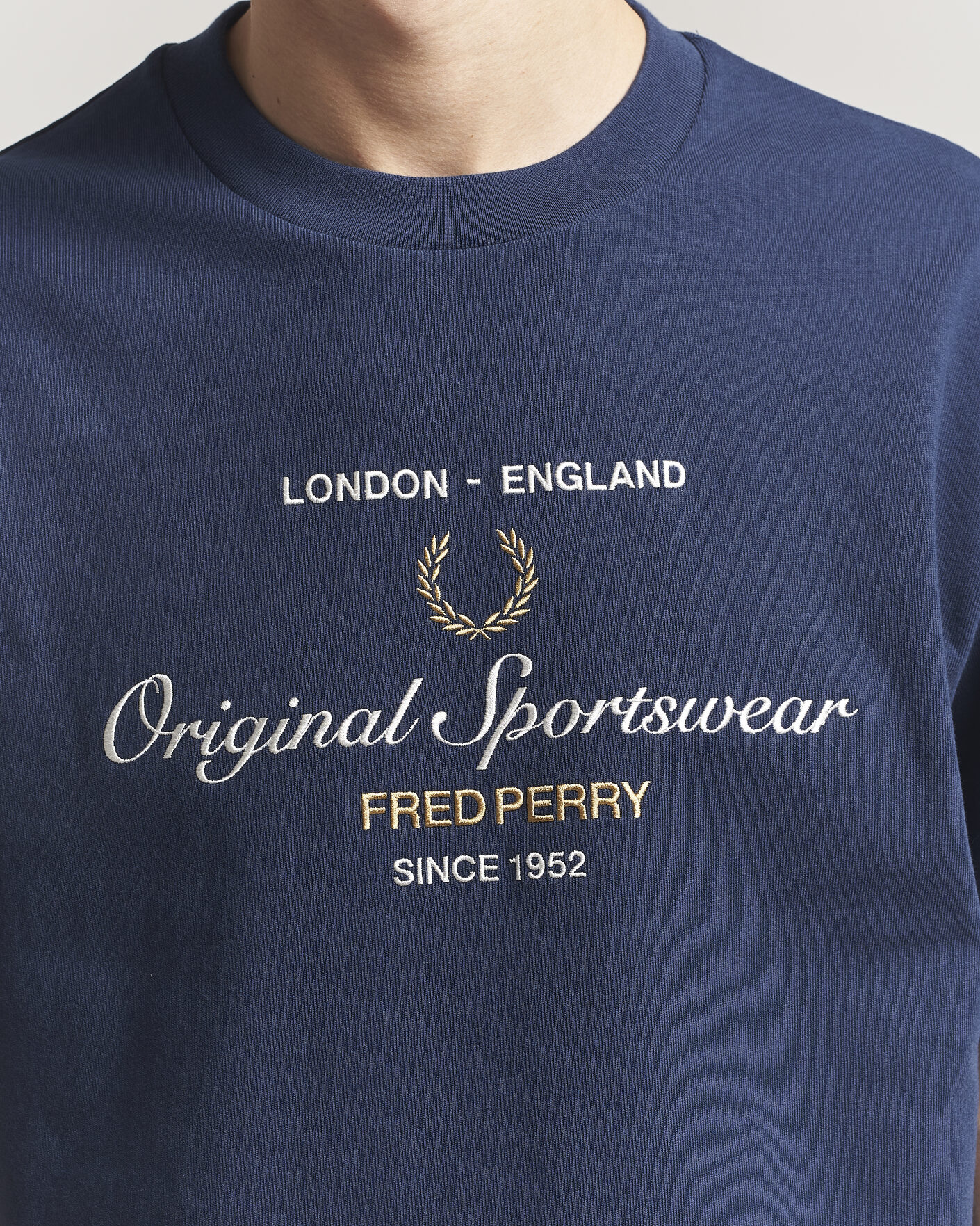 Mies | T-paidat | Fred Perry | Original Sportswear T-Shirt Tennis Blue