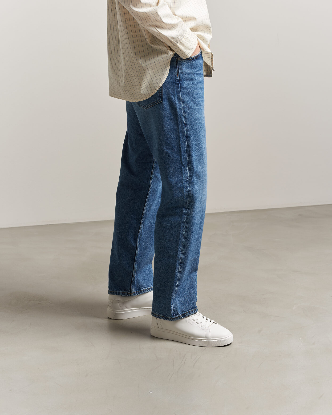 Mies | Tennarit | GANT | Mc Julien Leather Sneaker White