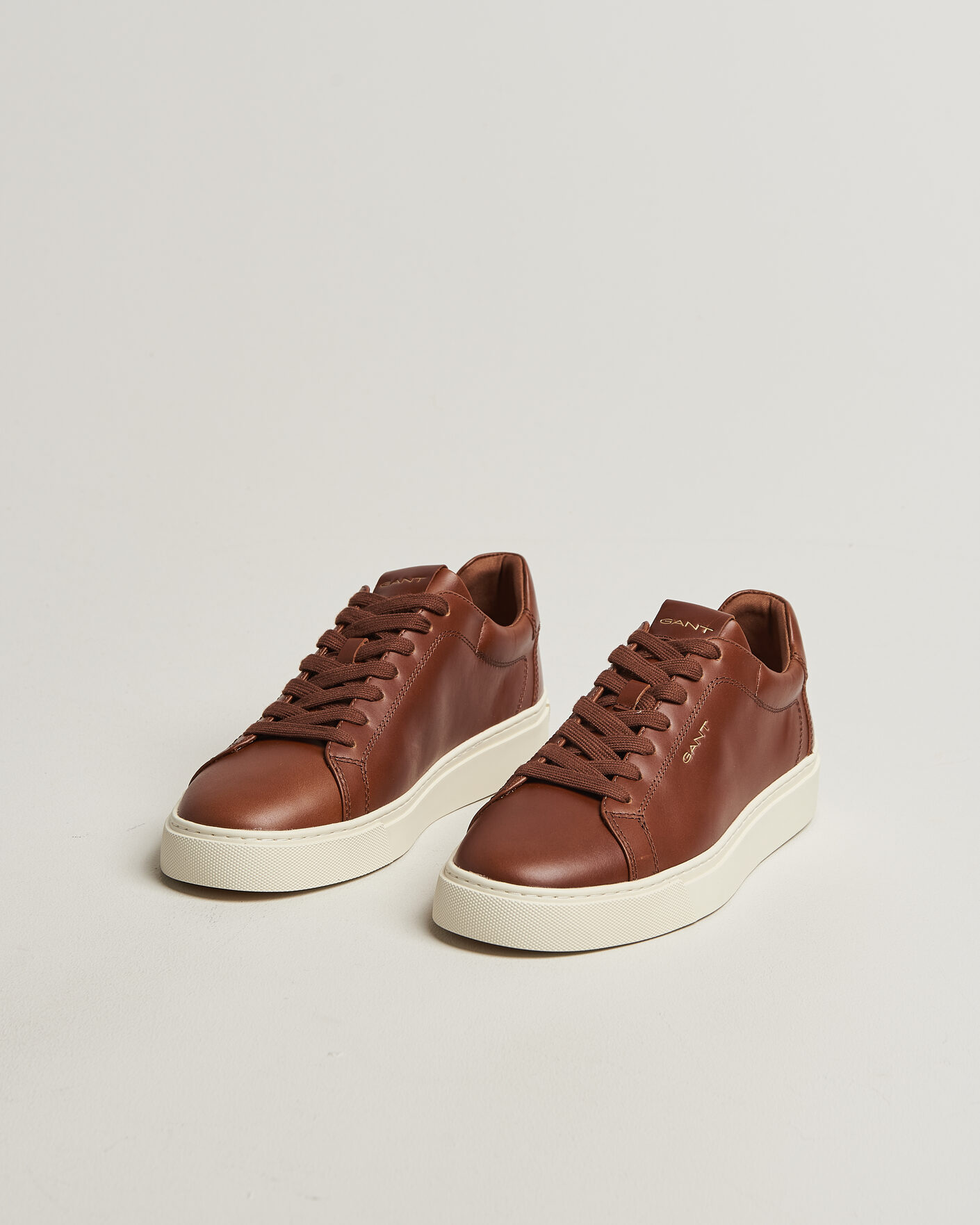 Mies | Tennarit | GANT | Mc Julien Leather Sneaker Dark Tan