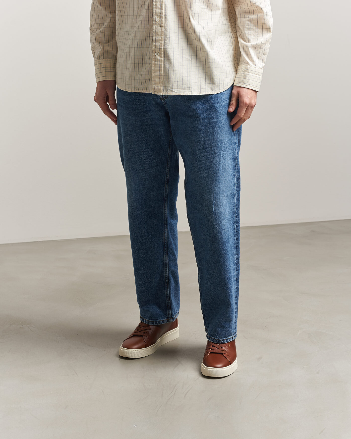 Mies | Tennarit | GANT | Mc Julien Leather Sneaker Dark Tan