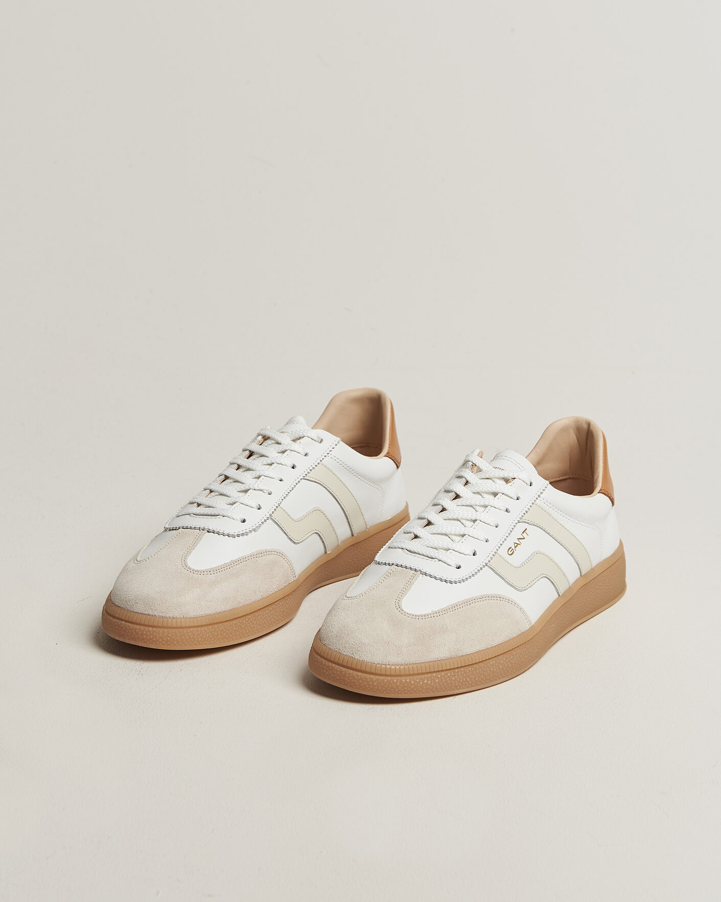 Mies | Tennarit | Gant | Cuzmo Leather/Suede Sneaker White