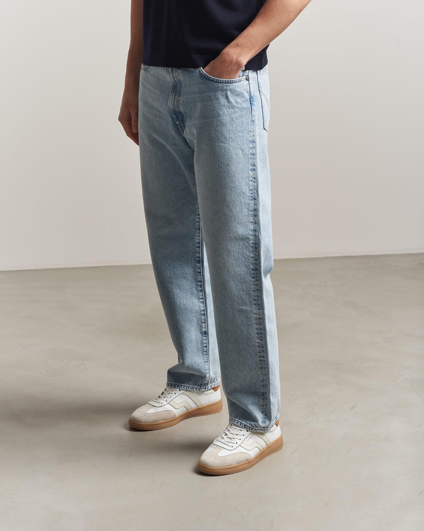 Mies | Tennarit | Gant | Cuzmo Leather/Suede Sneaker White